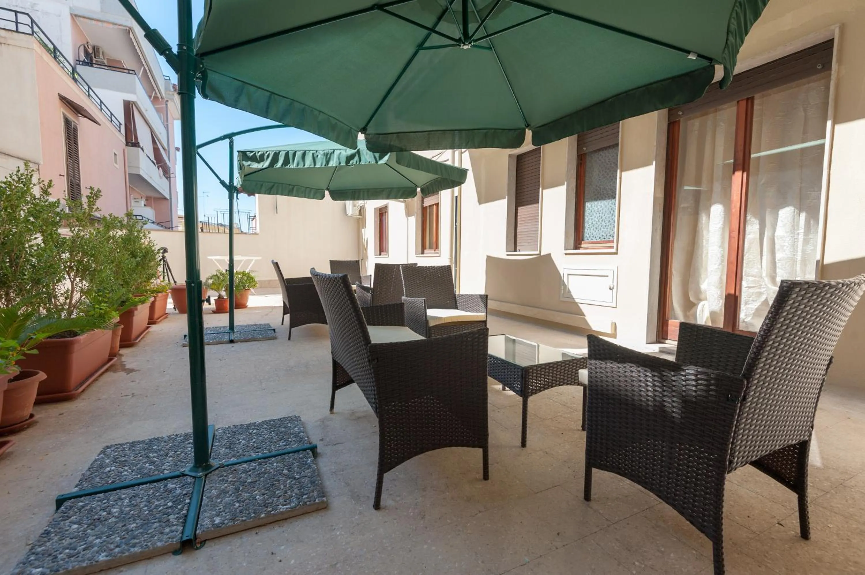 Balcony/Terrace in B&B Epipoli
