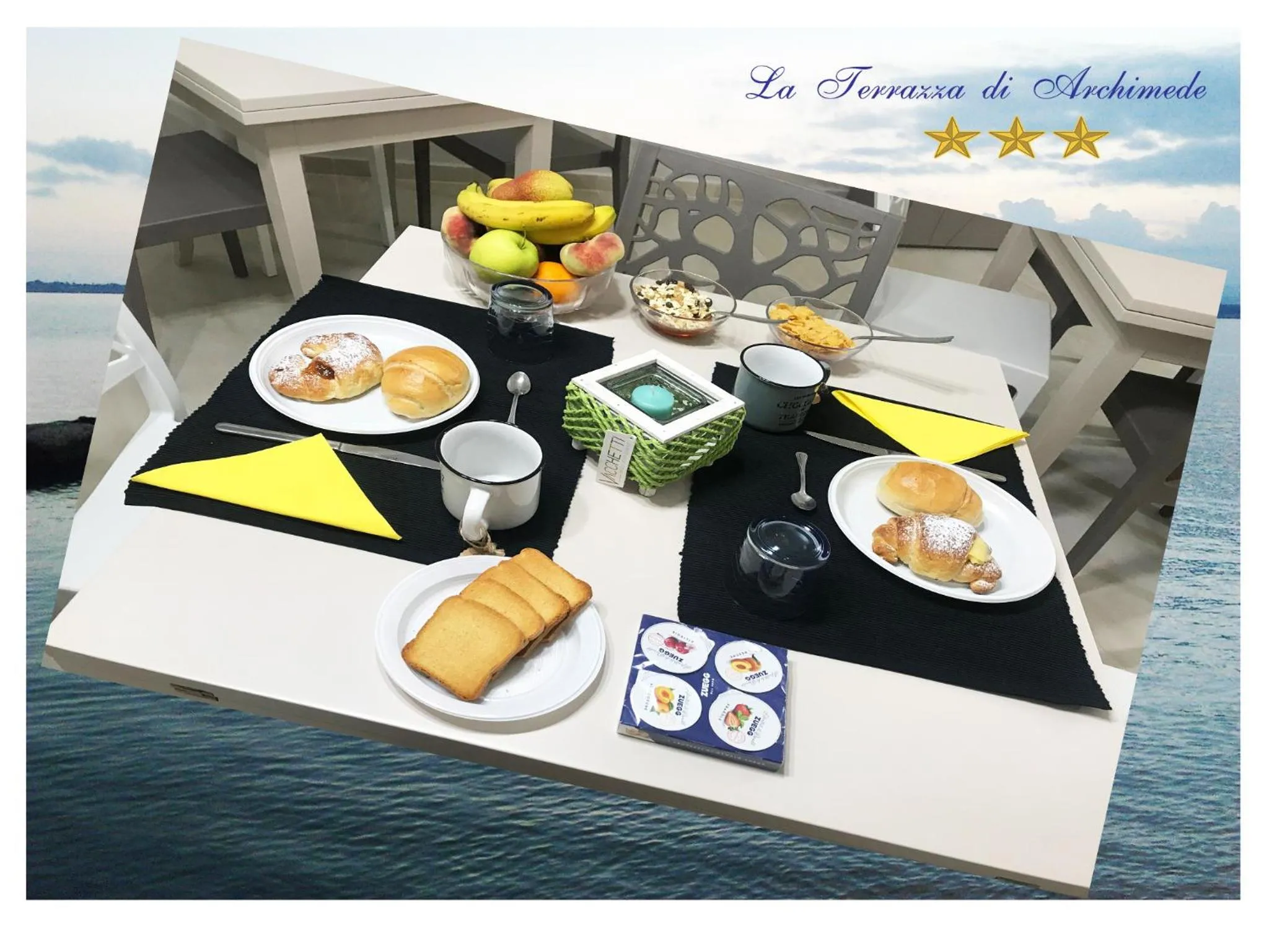 Italian breakfast in B&B Epipoli