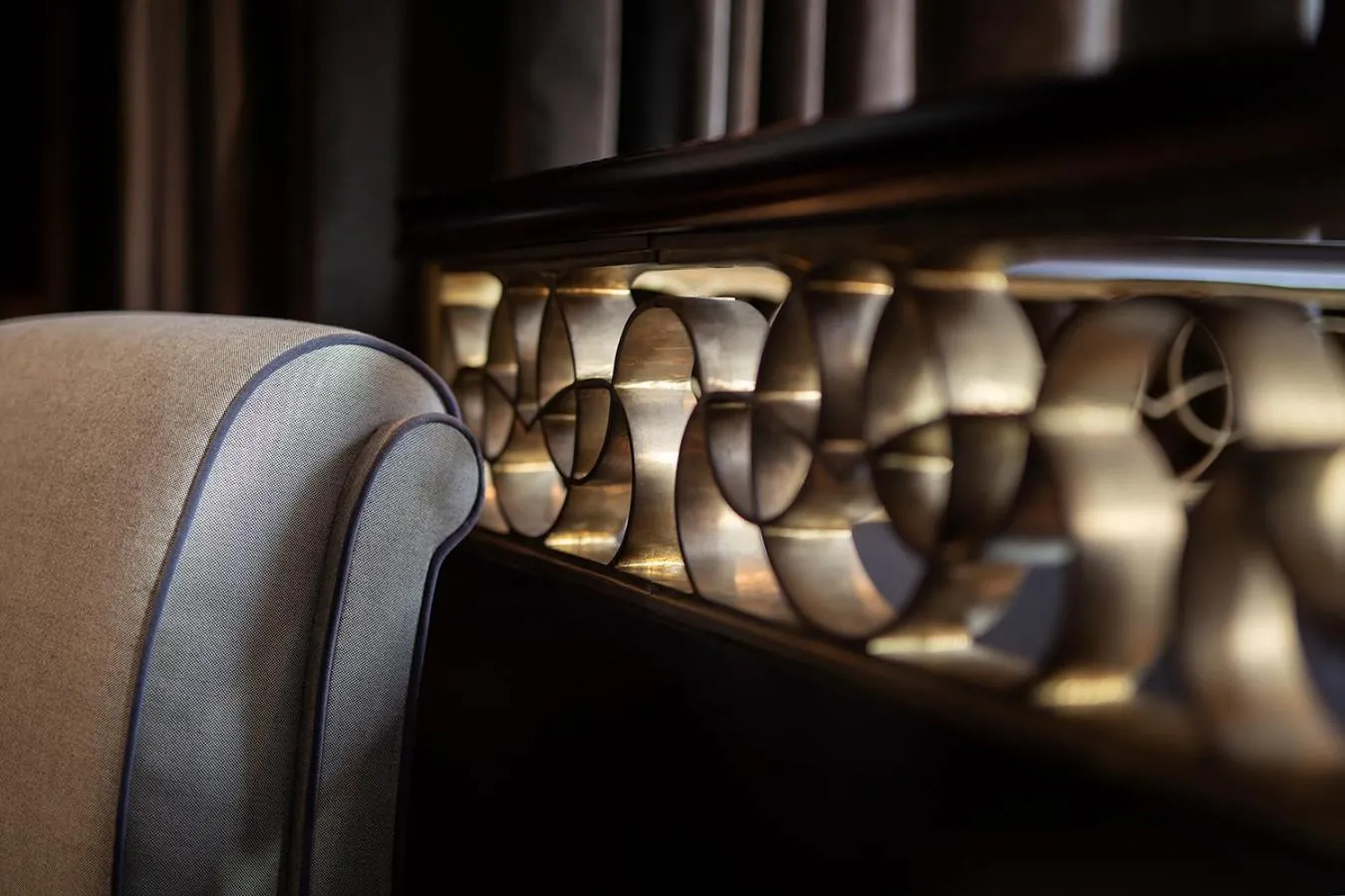Decorative detail in Hotel Topazz & Lamée