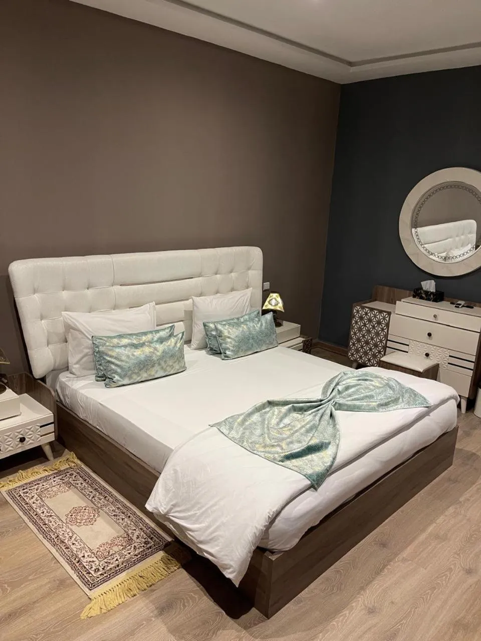 Bed in Hotel La Perle du Sud