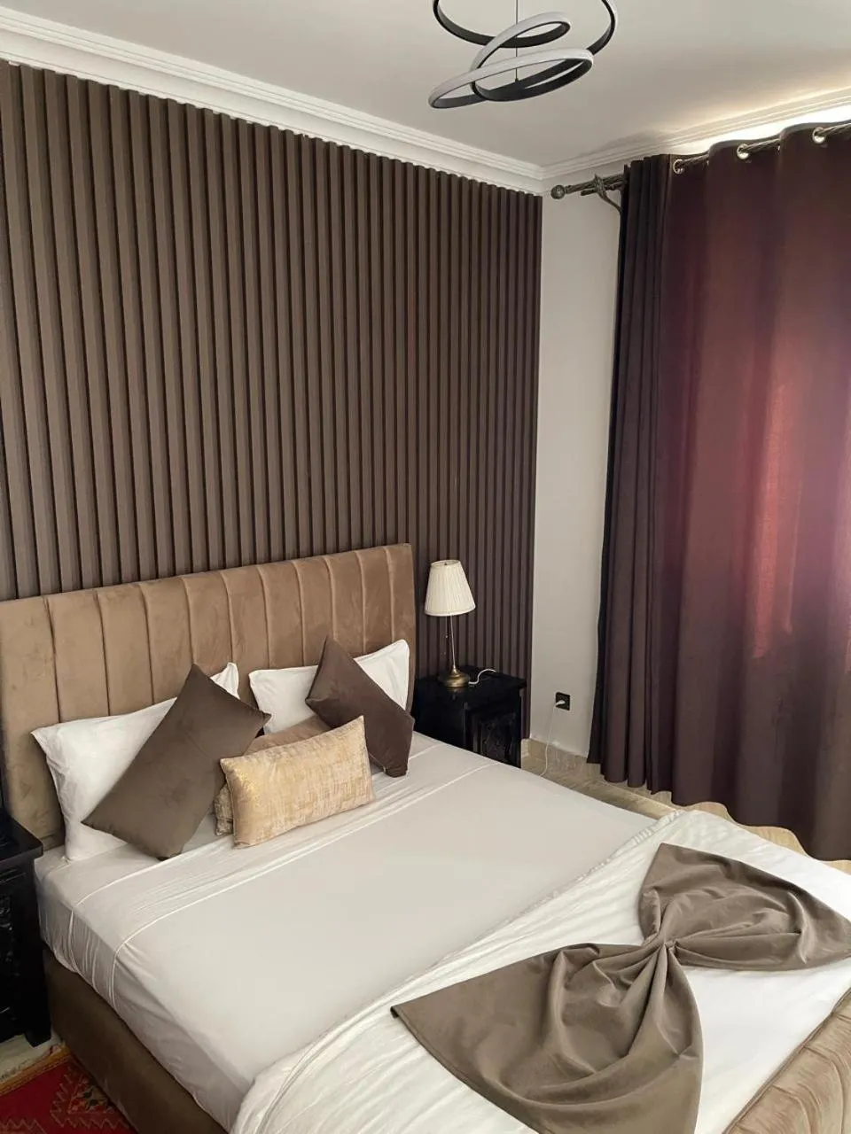 Bed in Hotel La Perle du Sud