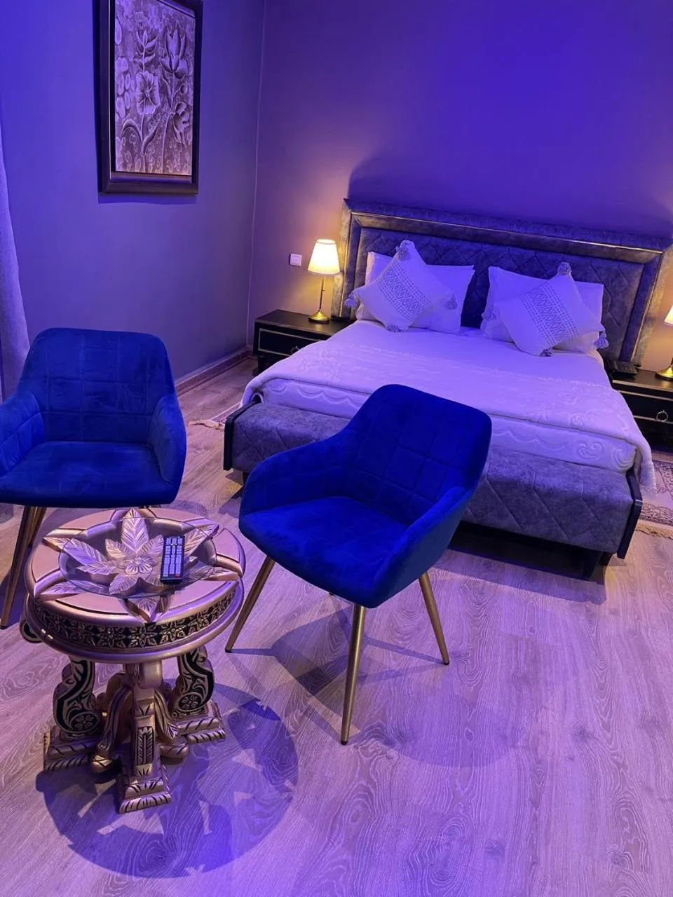 Bed in Hotel La Perle du Sud