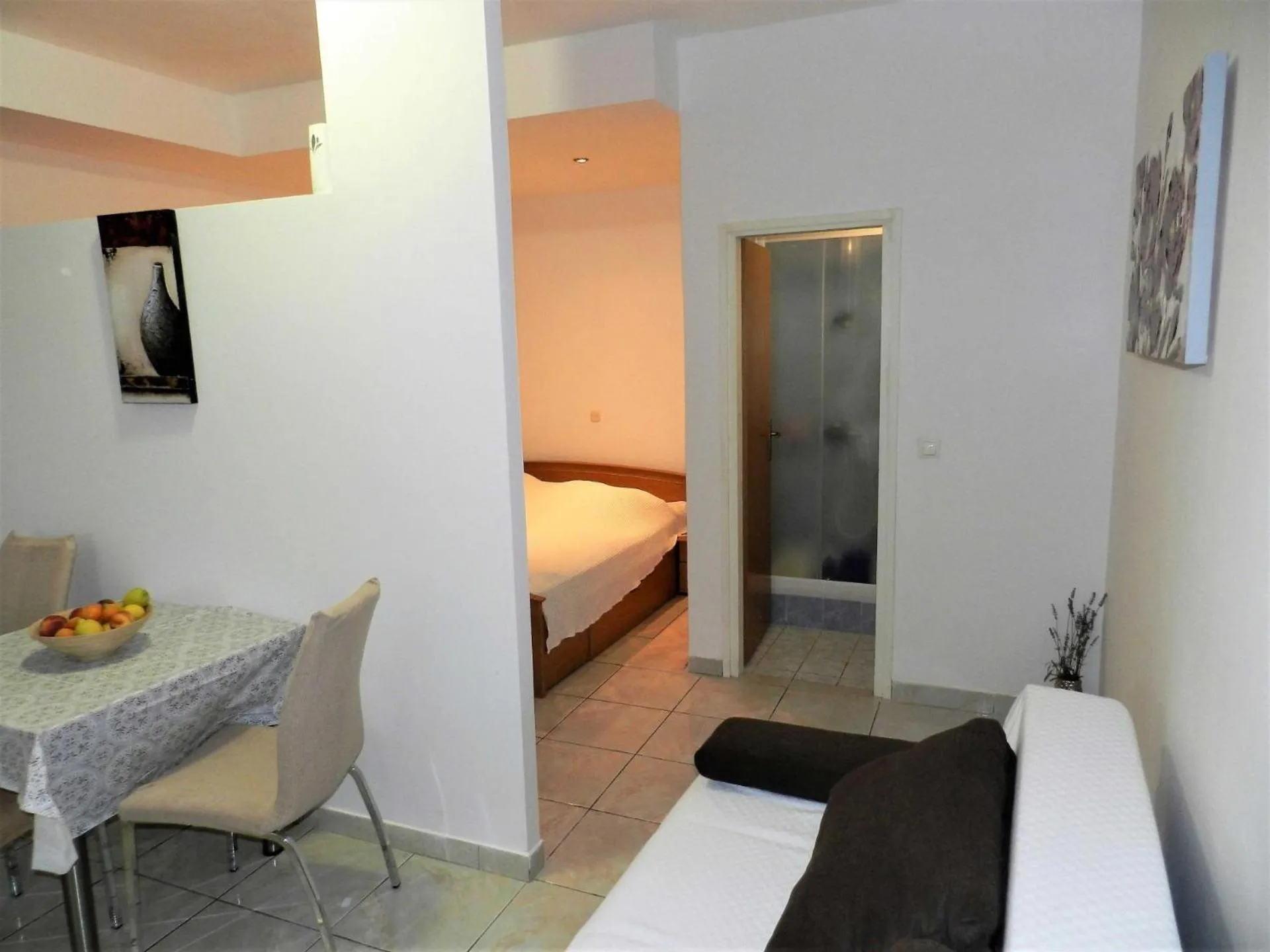 Bed in Apartments Lea