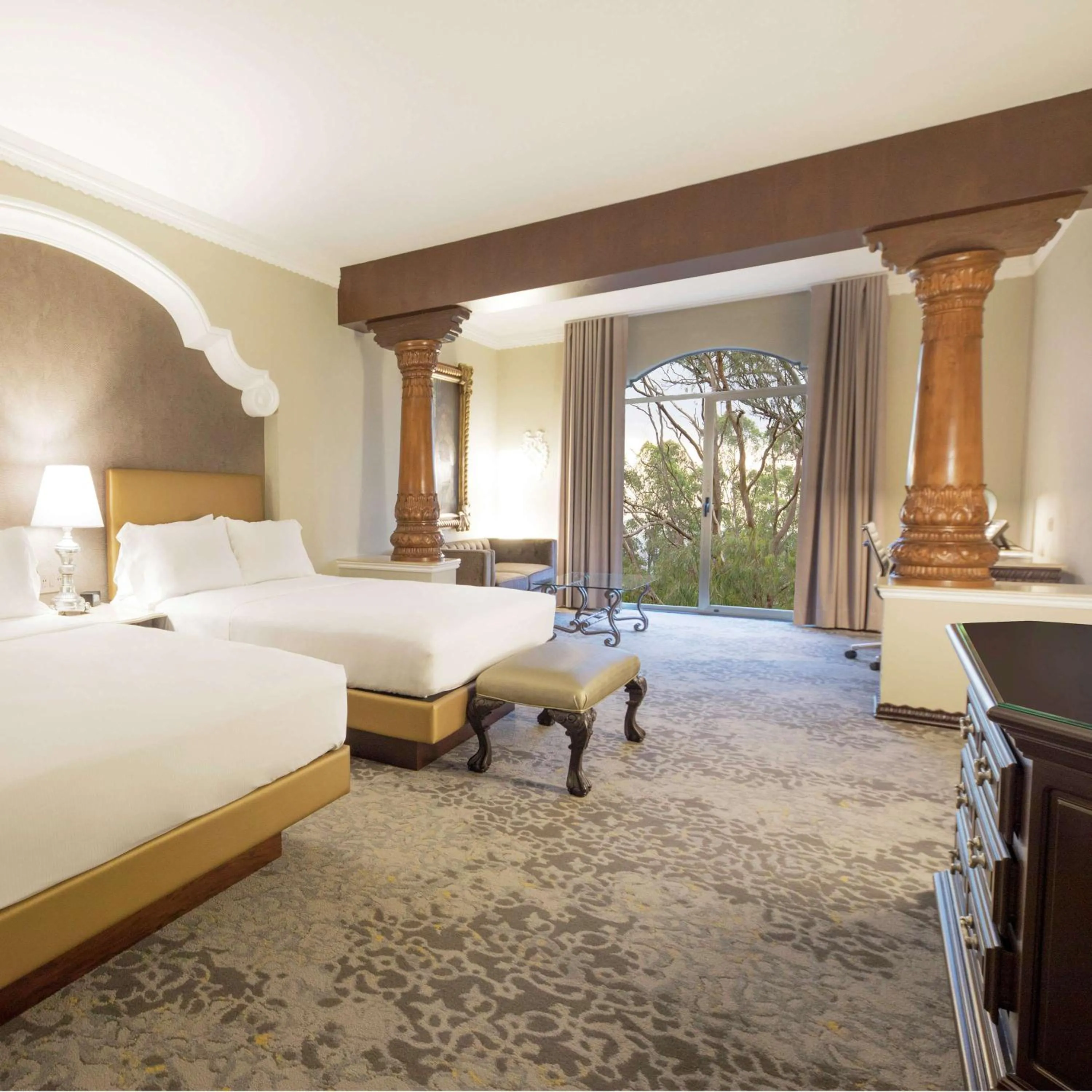 Bed in Hilton Guatemala City, Guatemala