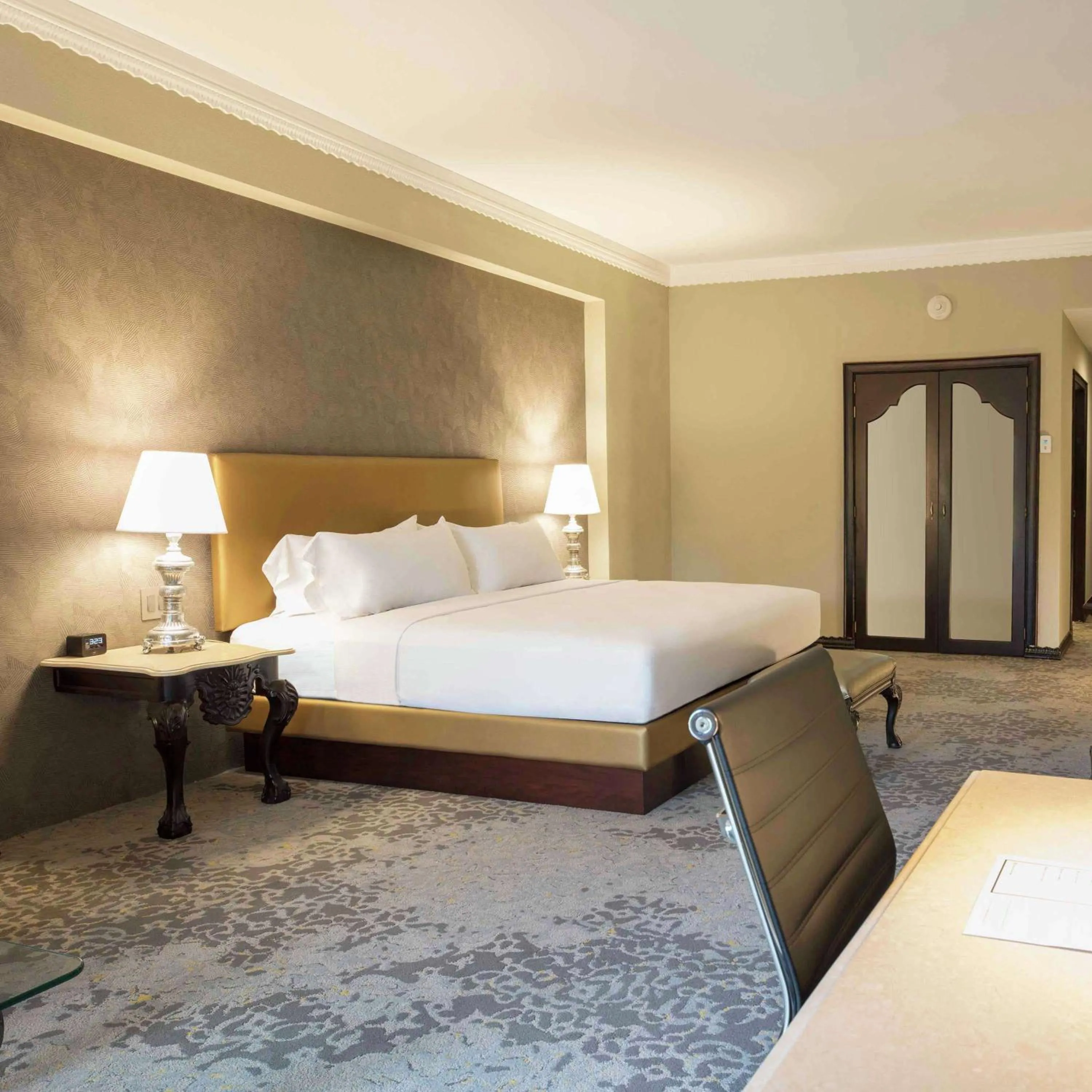 Bed in Hilton Guatemala City, Guatemala