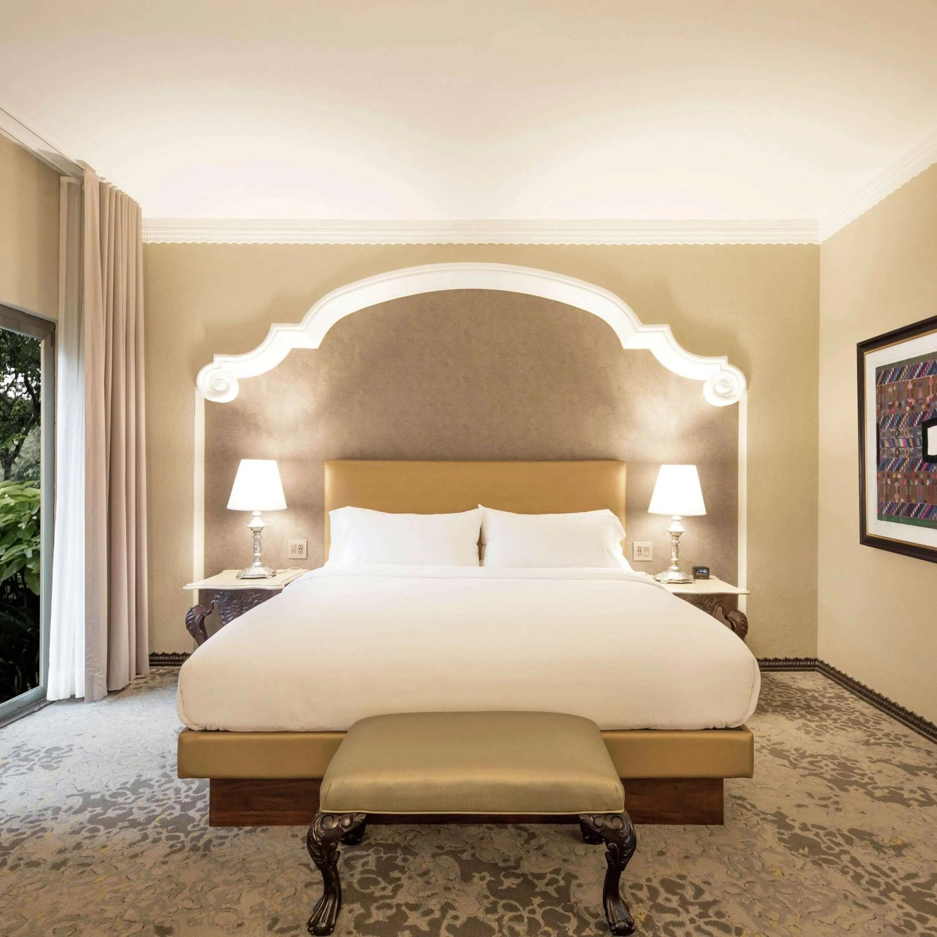 Bed in Hilton Guatemala City, Guatemala