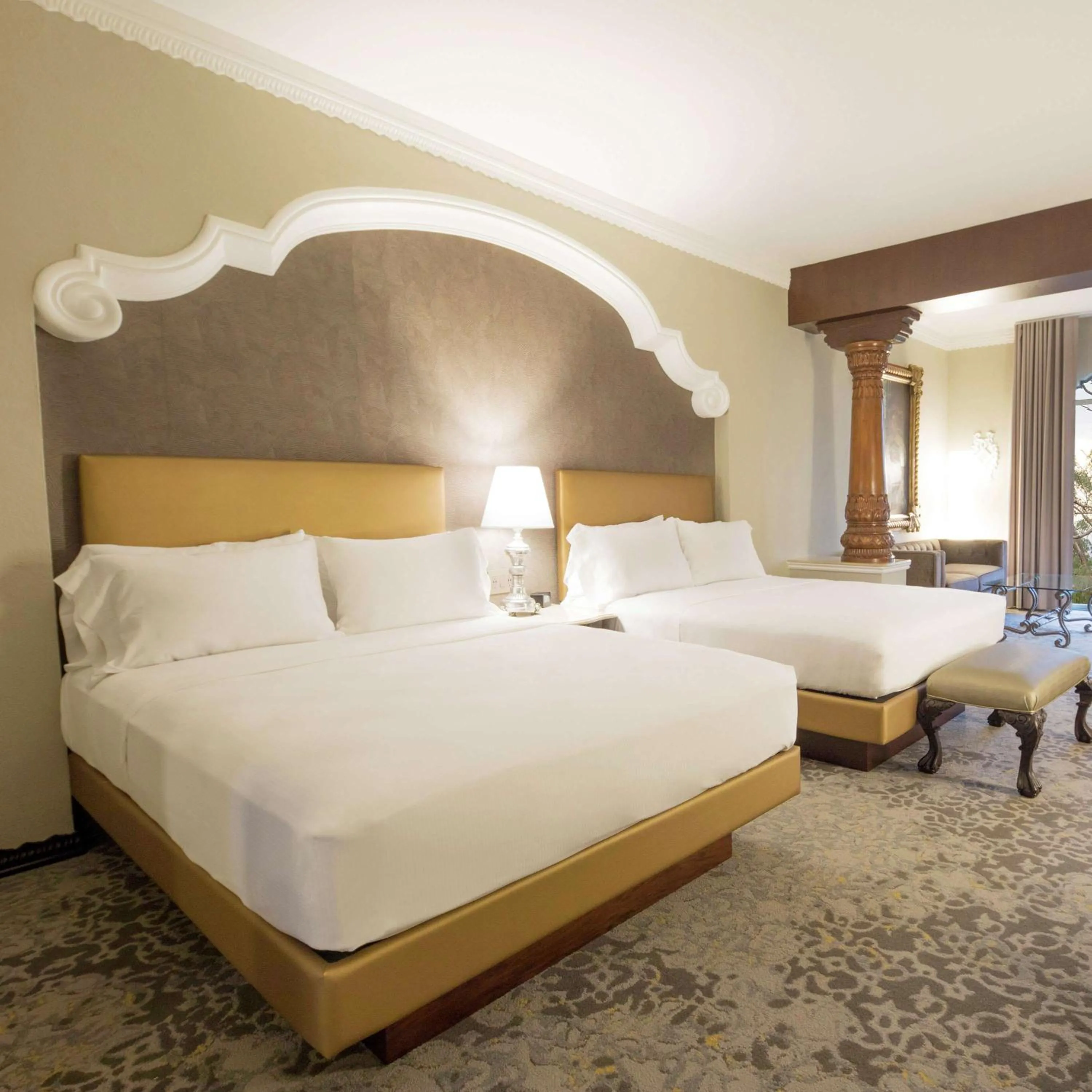 Bed in Hilton Guatemala City, Guatemala