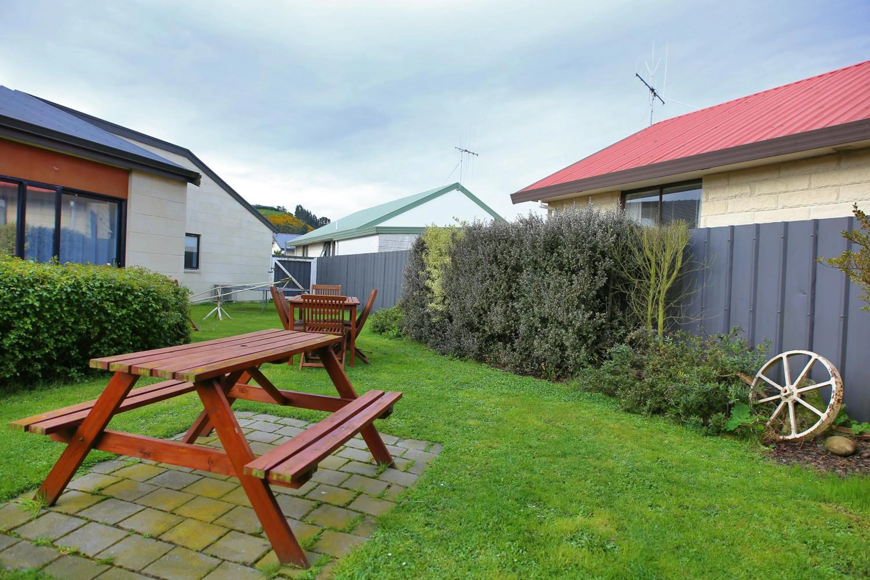 Children play ground in Heritage Court Lodge Oamaru