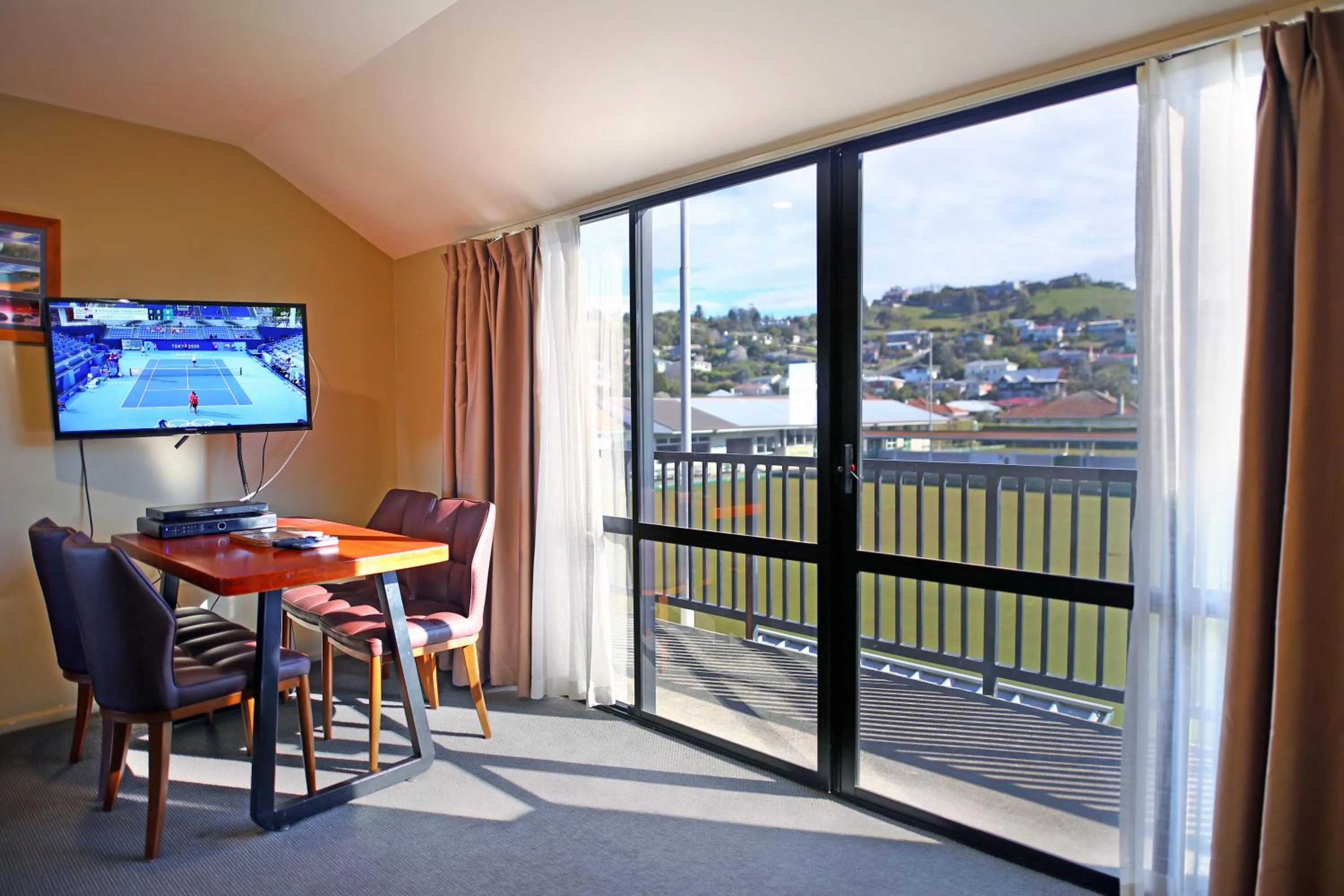 Balcony/Terrace in Heritage Court Lodge Oamaru