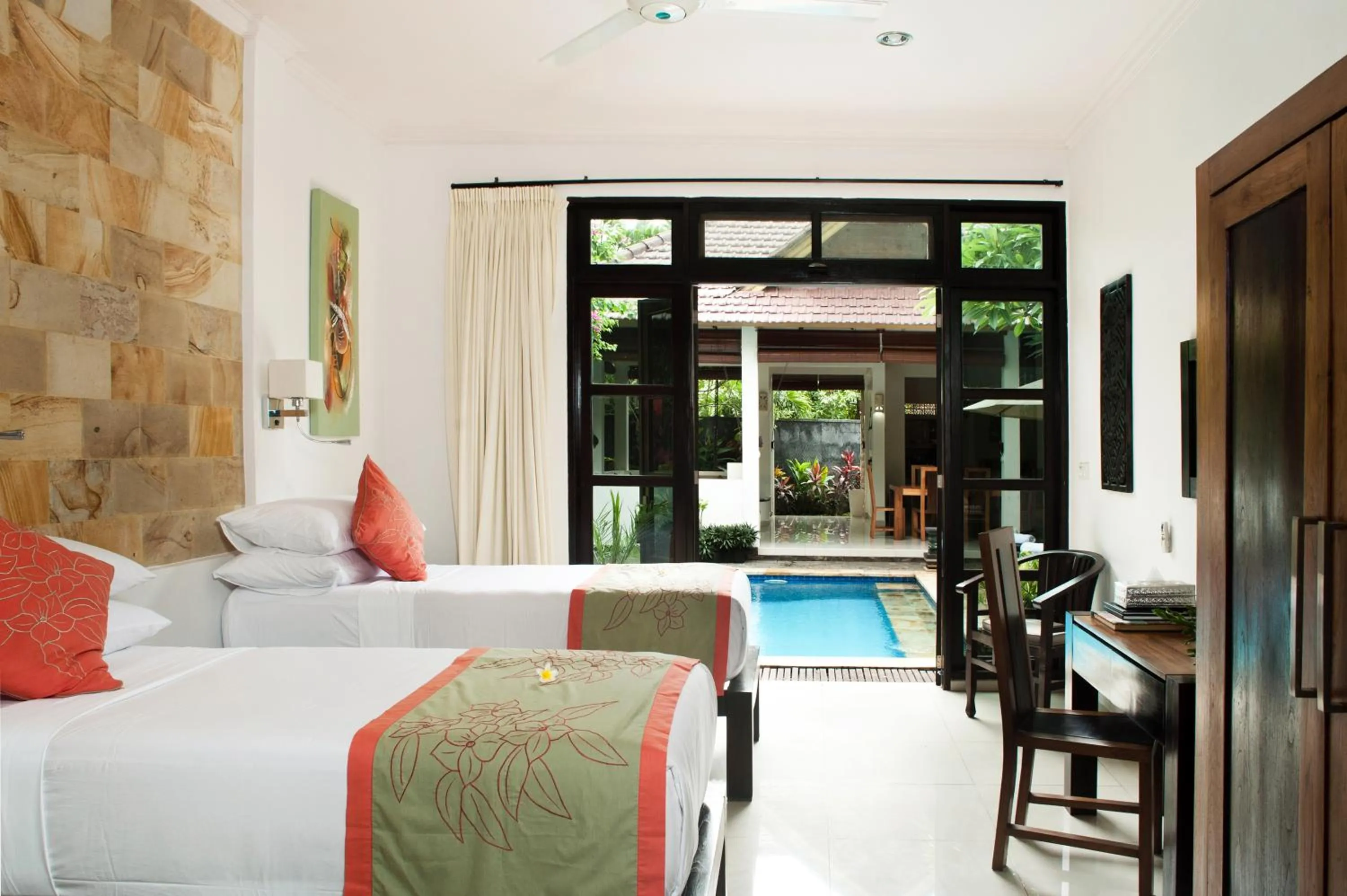 Bedroom, Bed in Villa Teman