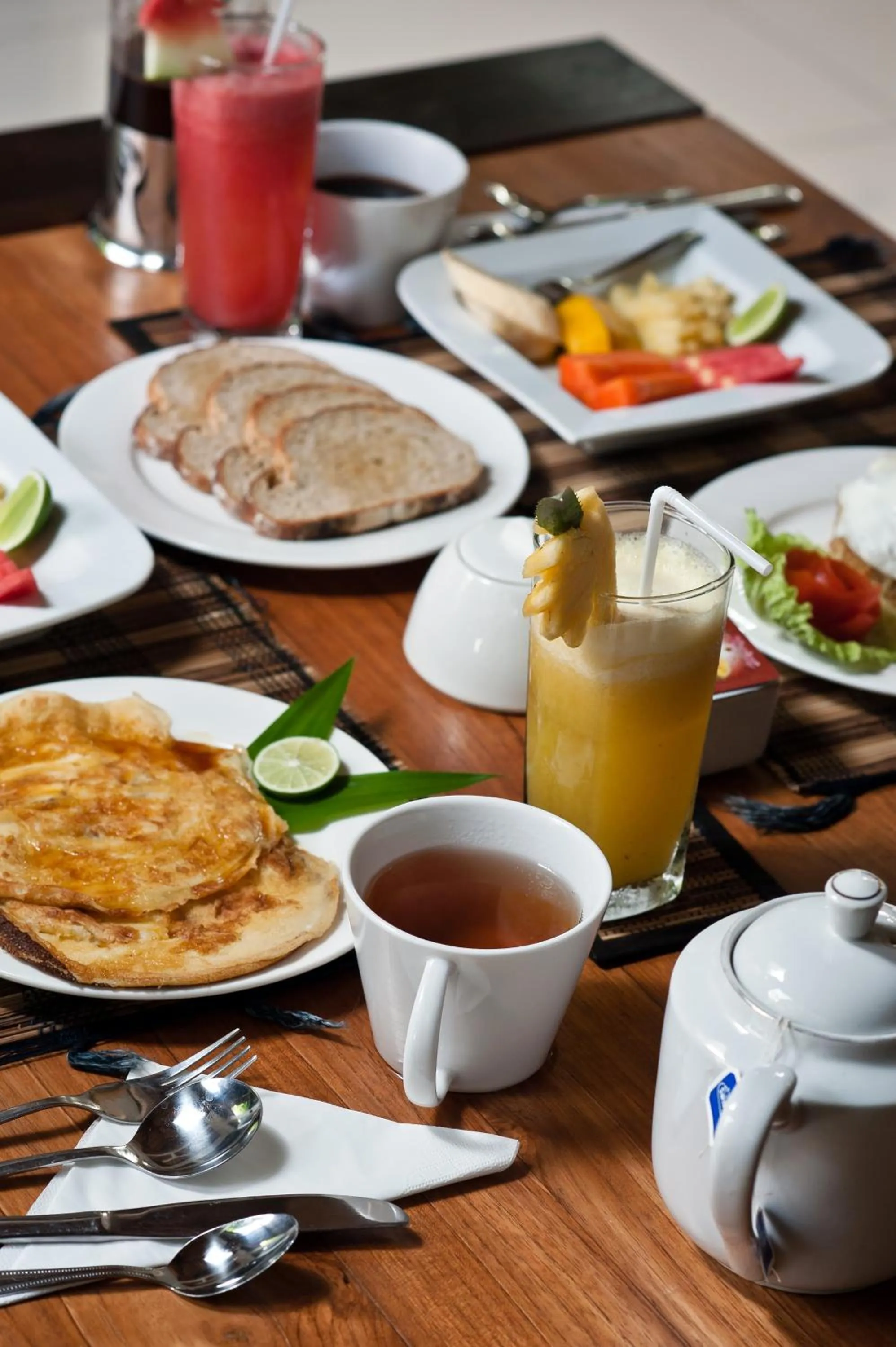 Breakfast in Villa Teman