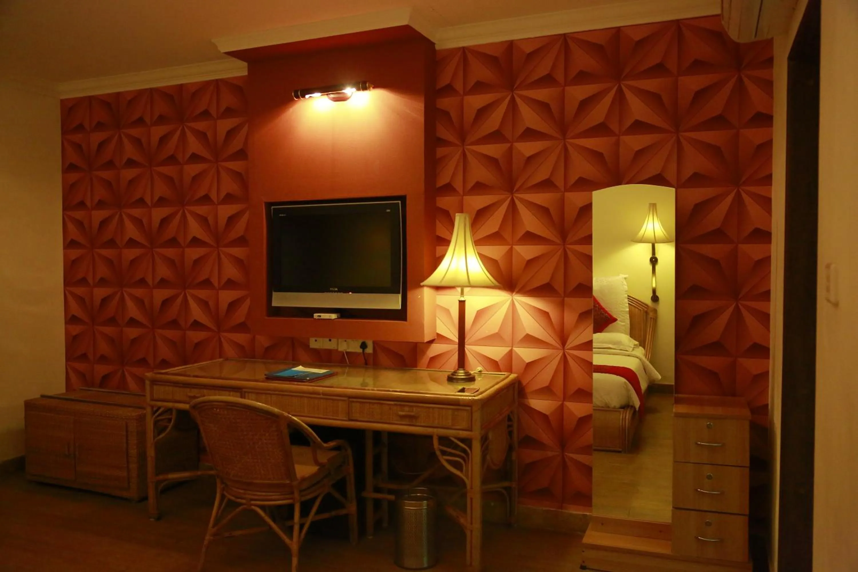 TV and multimedia in SAJ Earth Resort & Convention Center , Kochi