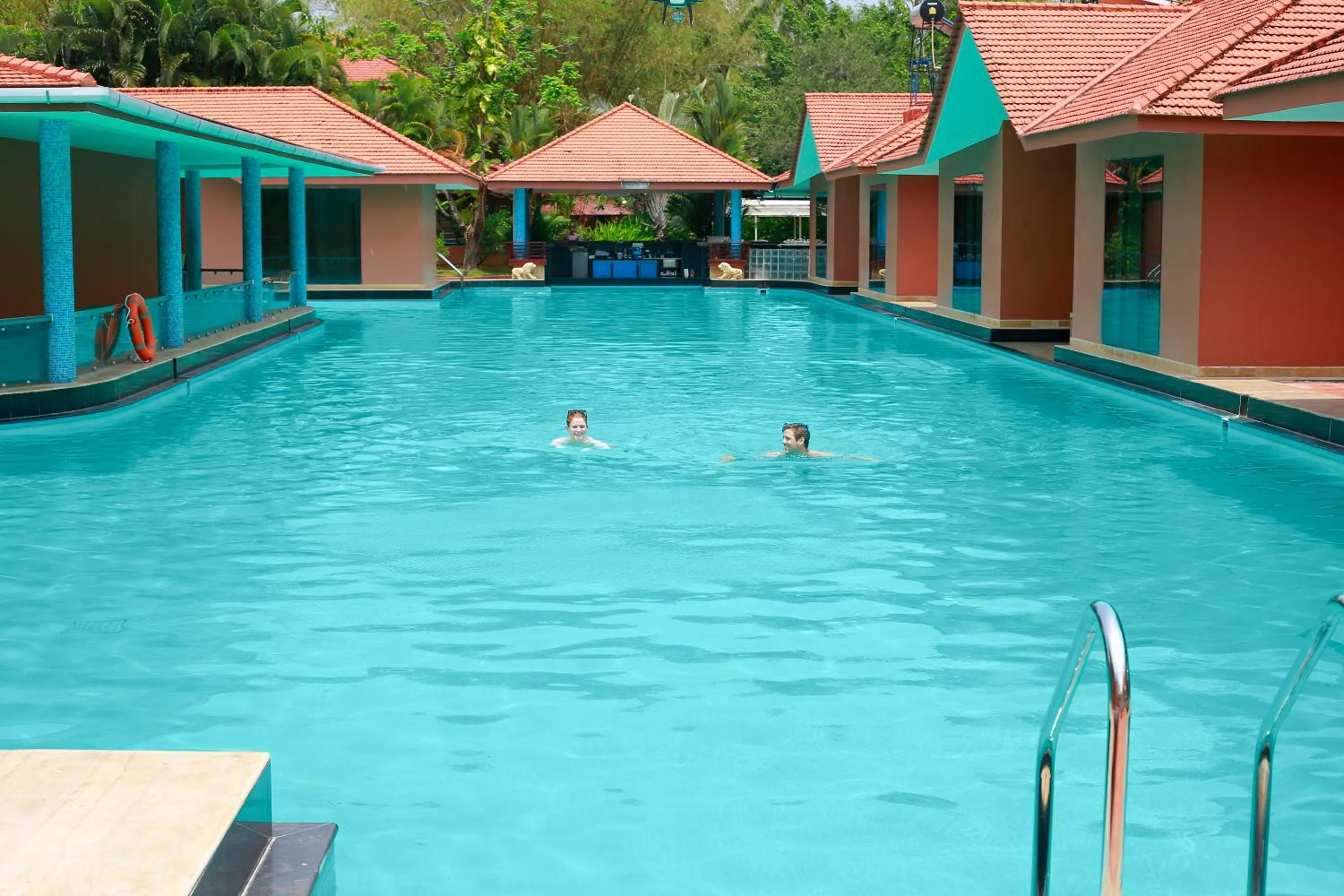 Swimming pool in SAJ Earth Resort & Convention Center , Kochi