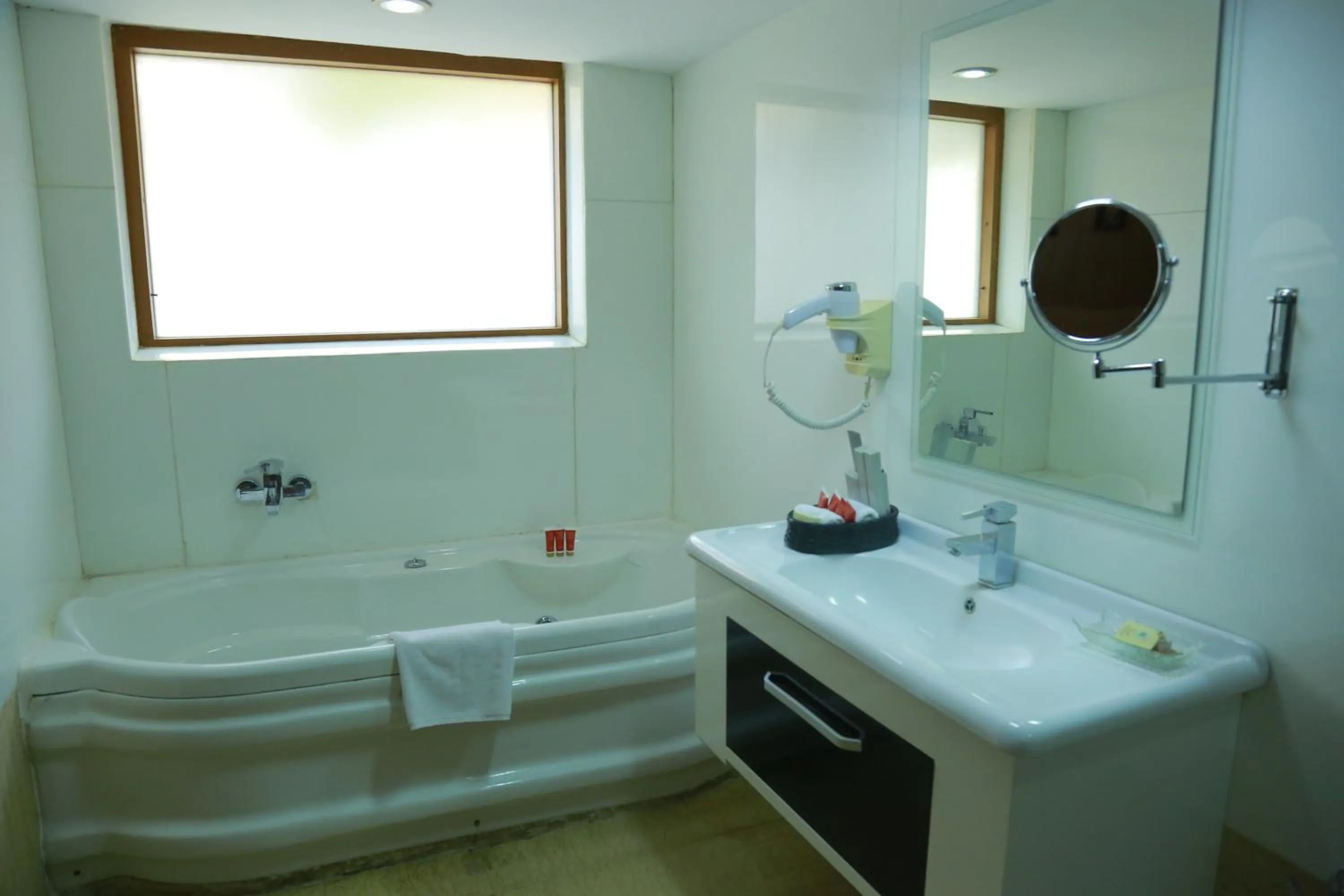 Bathroom in SAJ Earth Resort & Convention Center , Kochi