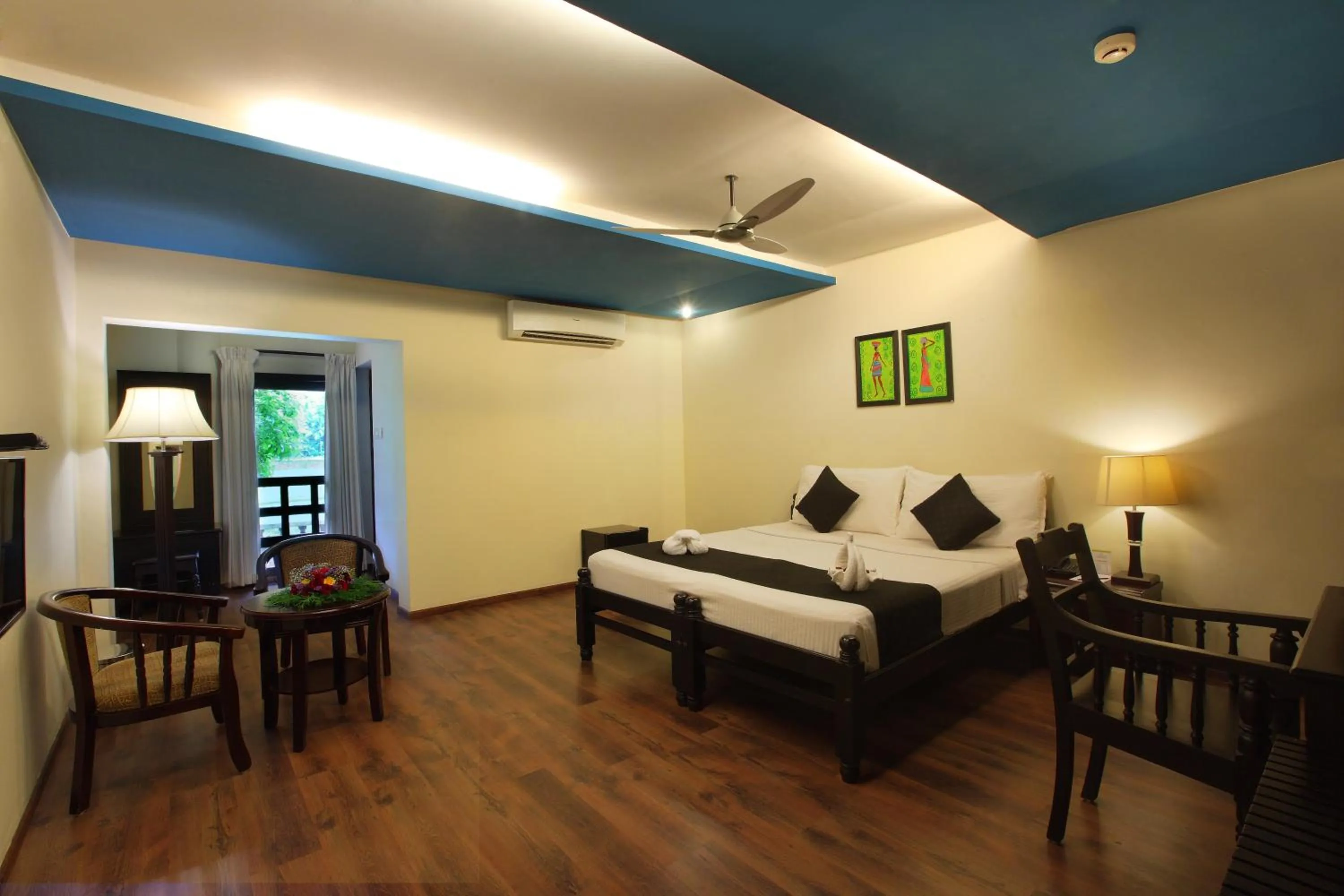 Bedroom, Bed in The River Retreat Heritage Ayurvedic Resort