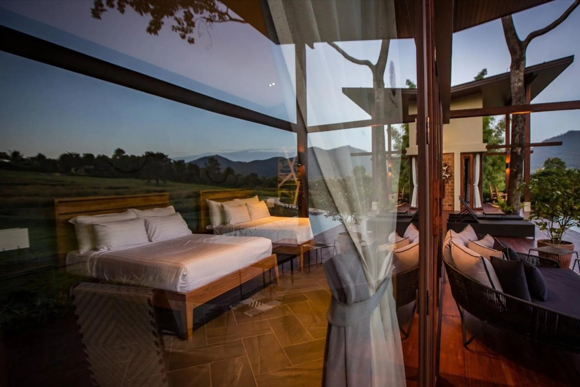 Bed in Puripai Villa Wellness & Retreat