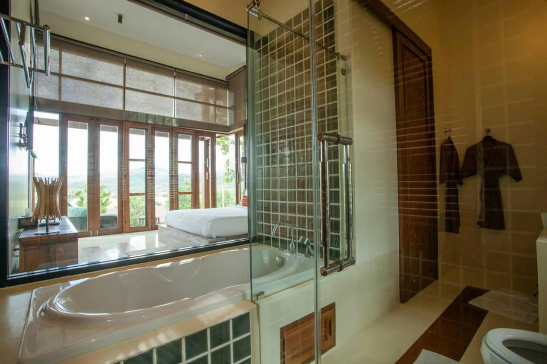 Bathroom, Bed in Puripai Villa Wellness & Retreat