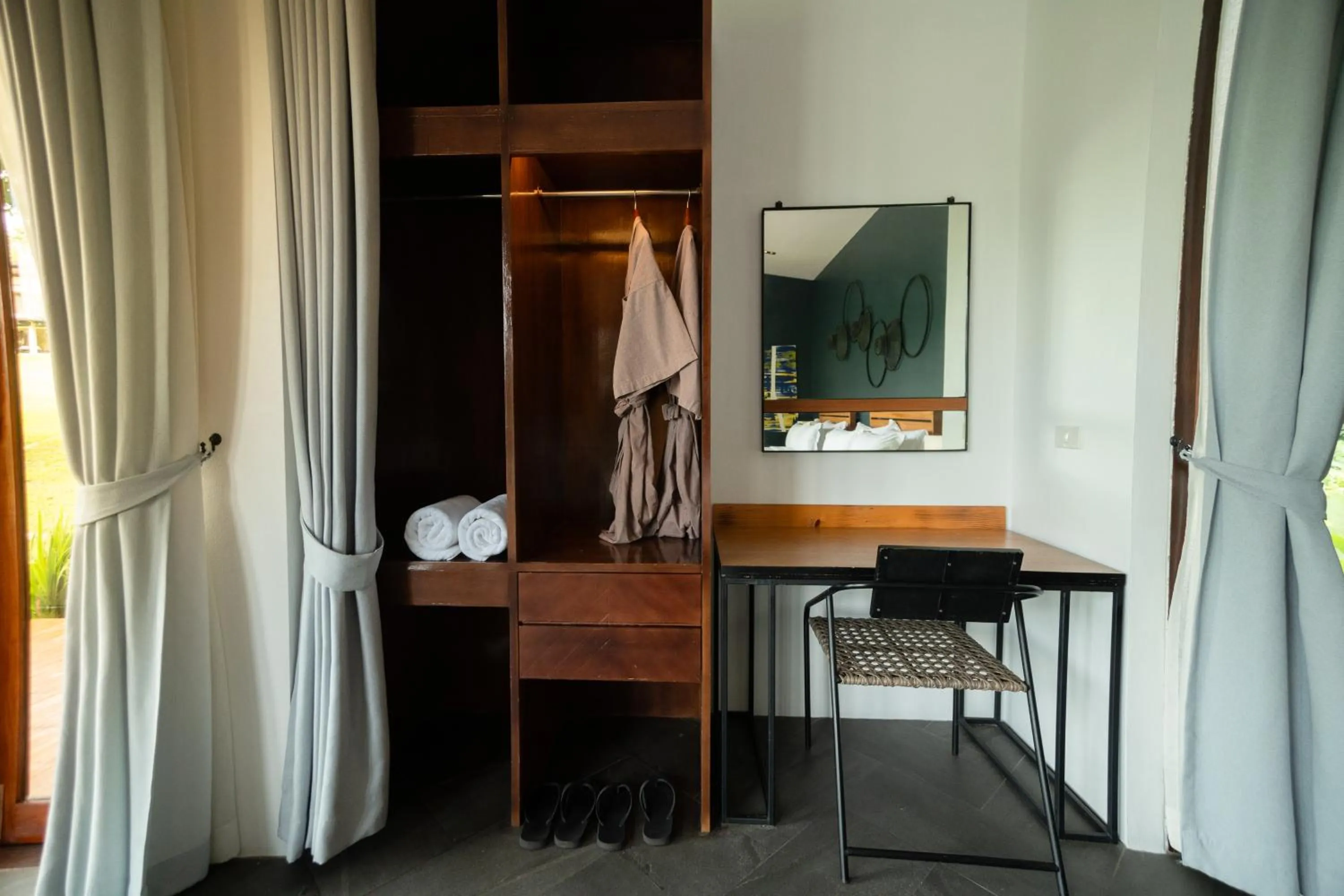 wardrobe in Puripai Villa Wellness & Retreat