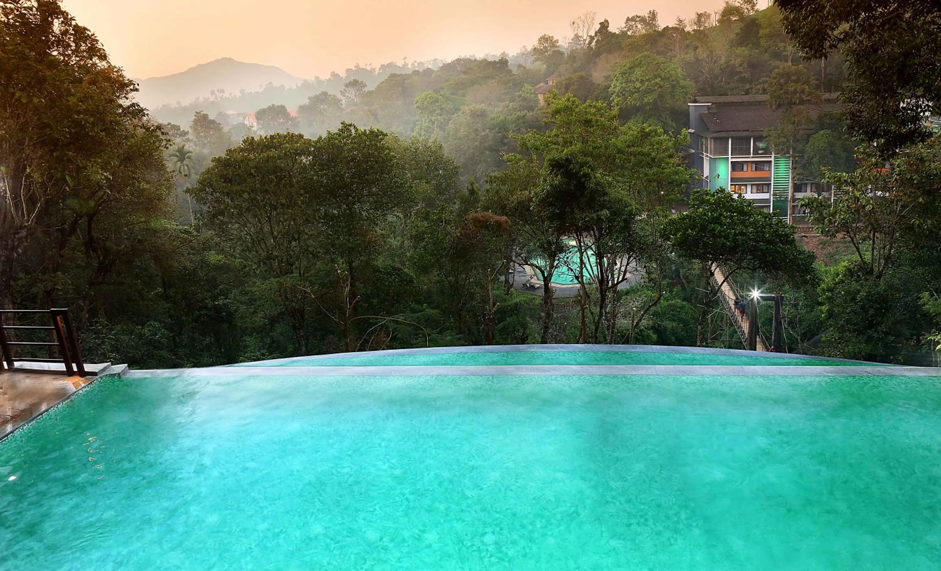 Swimming pool in Vythiri Village