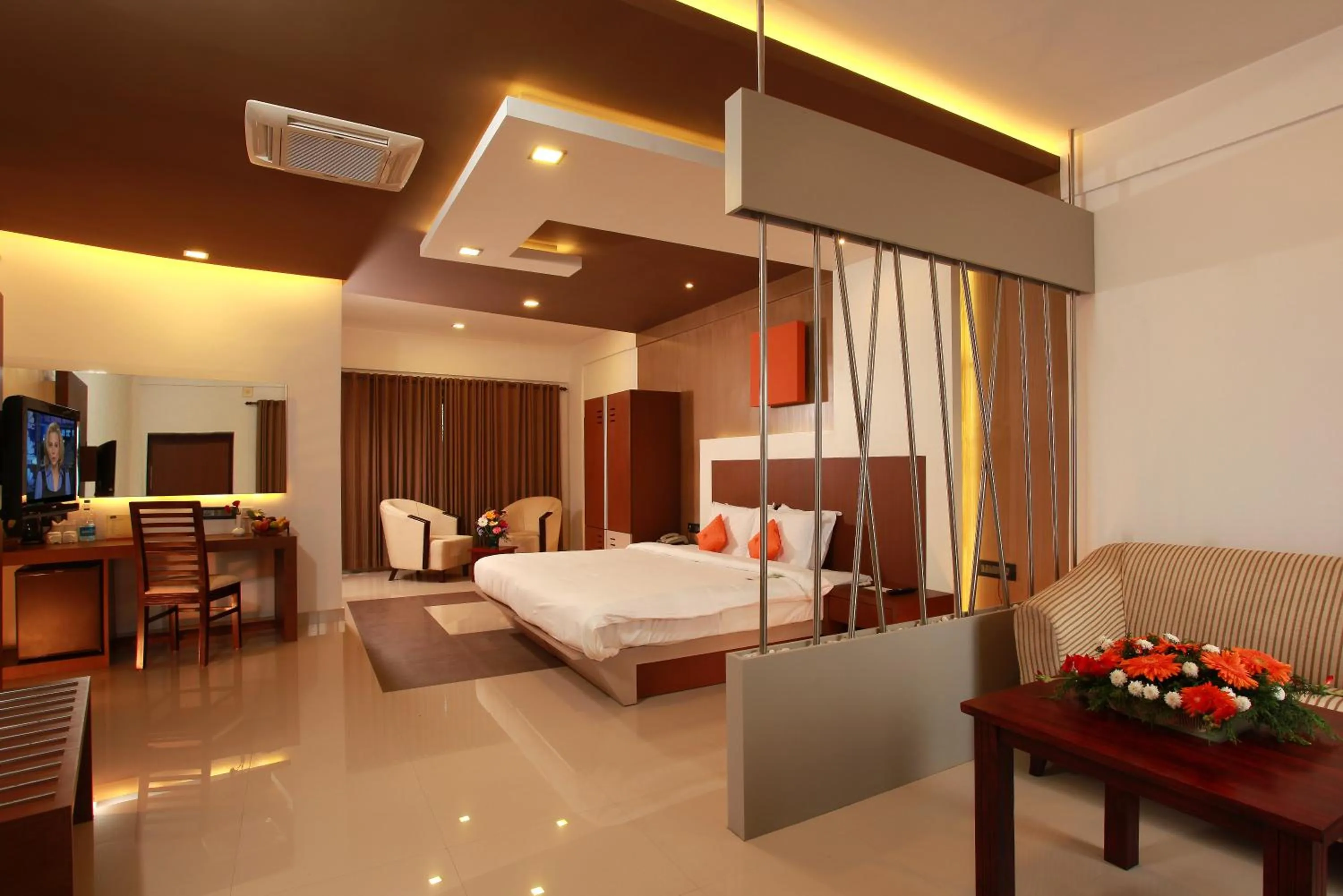 Bedroom, Bed in Vythiri Village