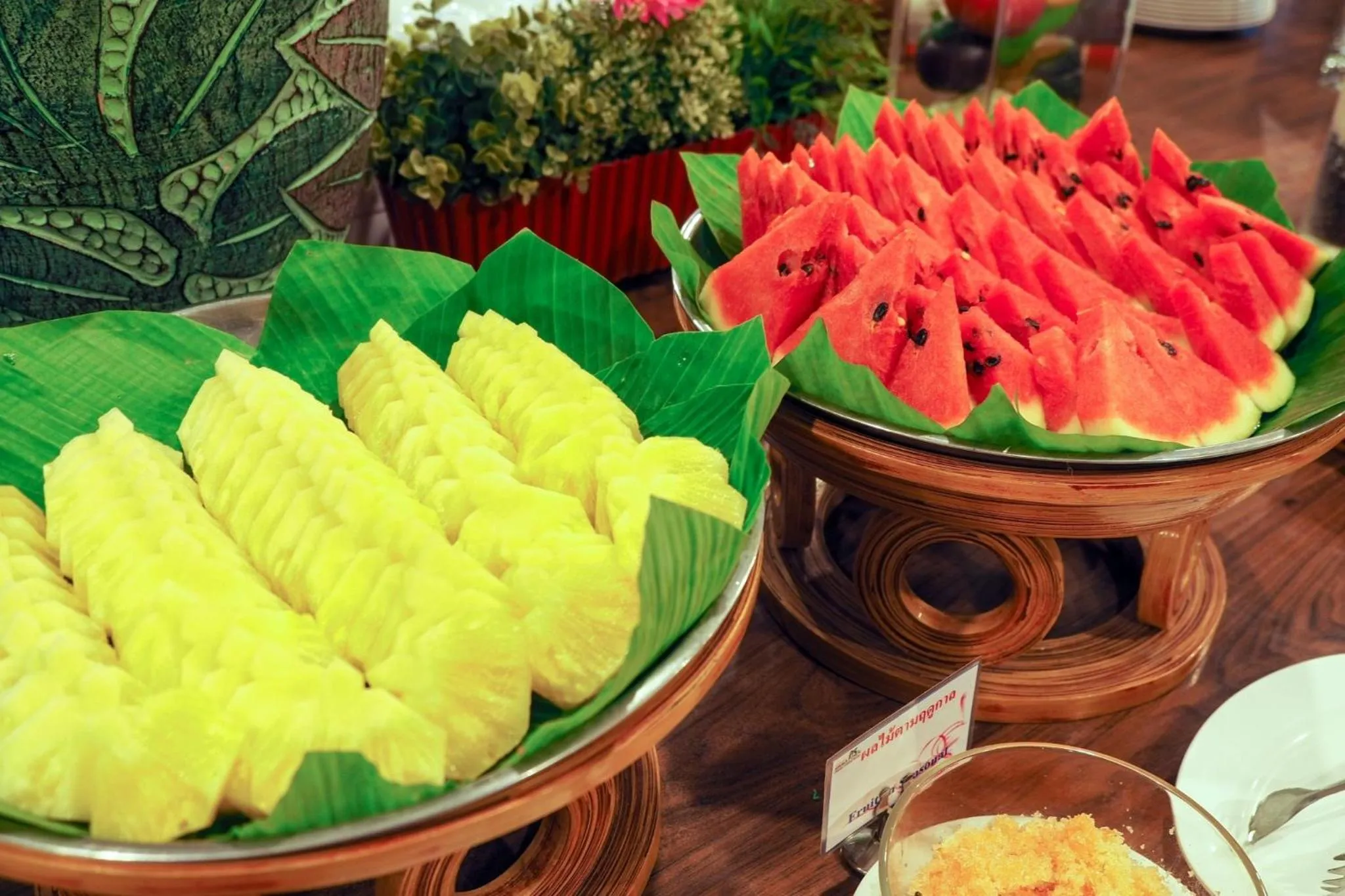 Breakfast in Chaolao Cabana Resort