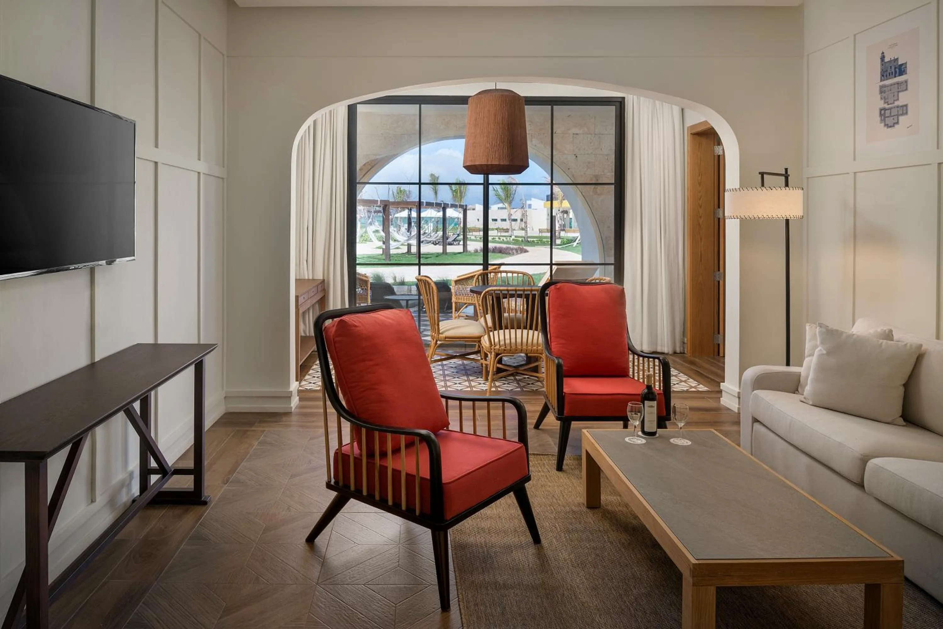 Living room in Ocean el Faro Resort - All Inclusive