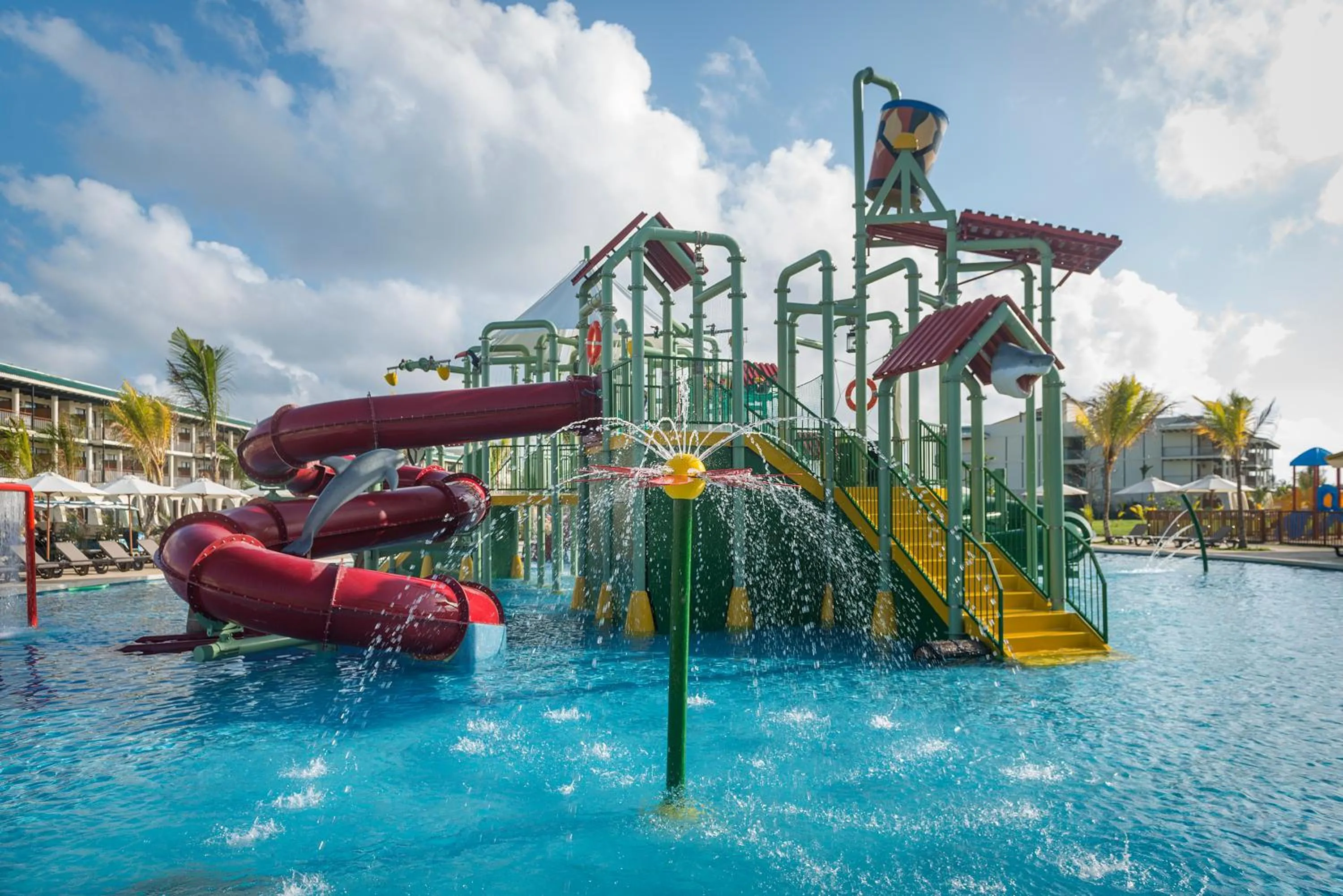 Aqua park in Ocean el Faro Resort - All Inclusive