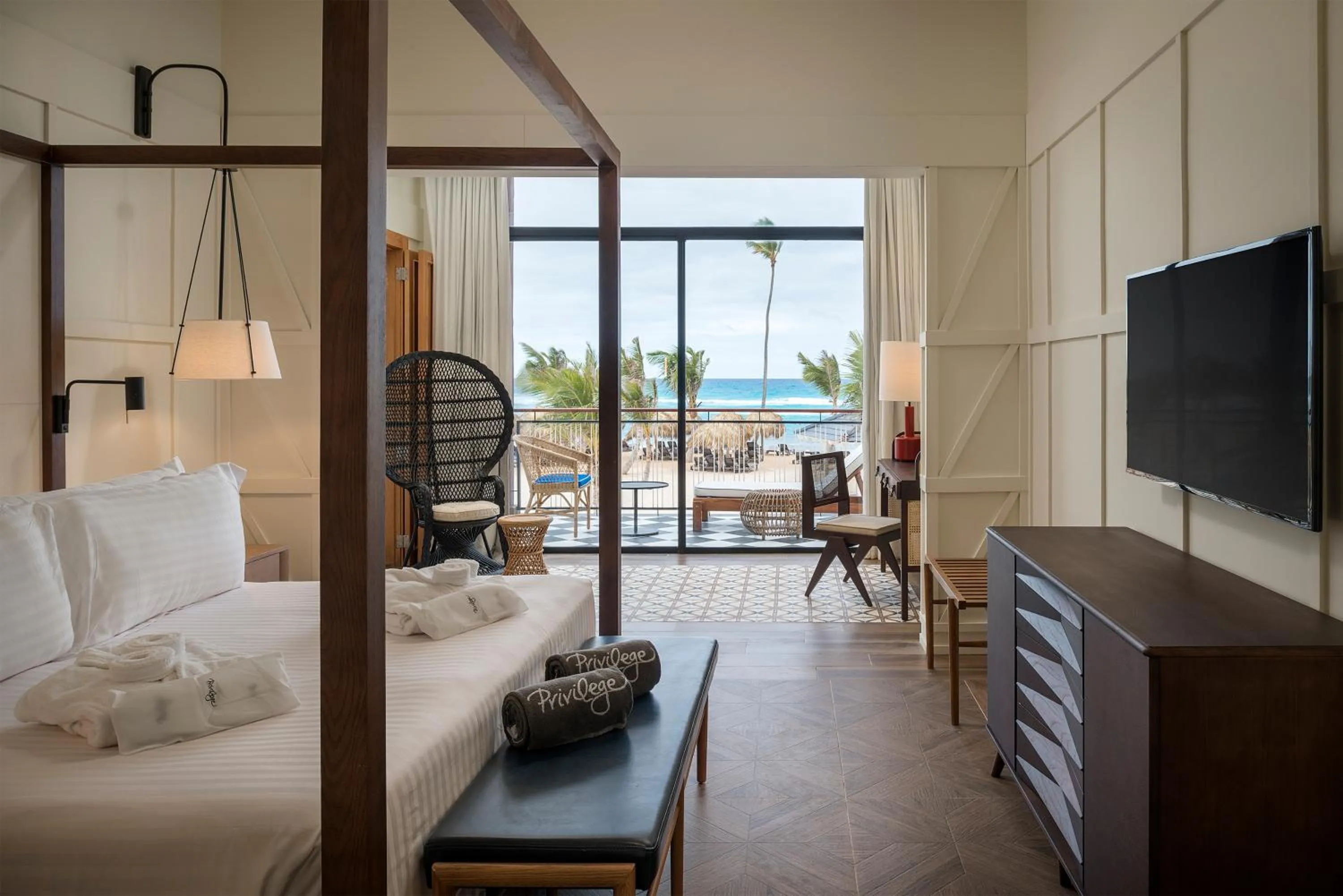 Bedroom, Bed in Ocean el Faro Resort - All Inclusive