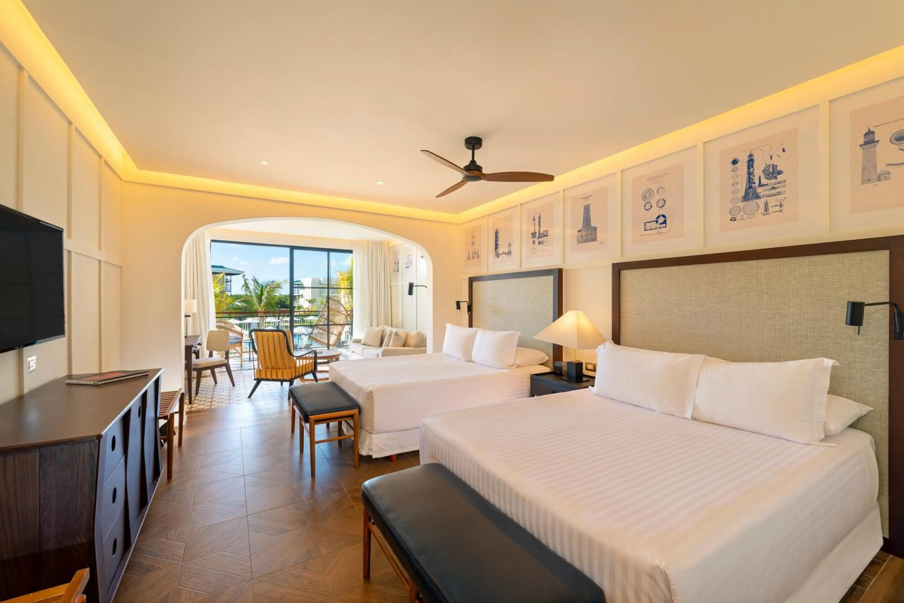 Bed in Ocean el Faro Resort - All Inclusive