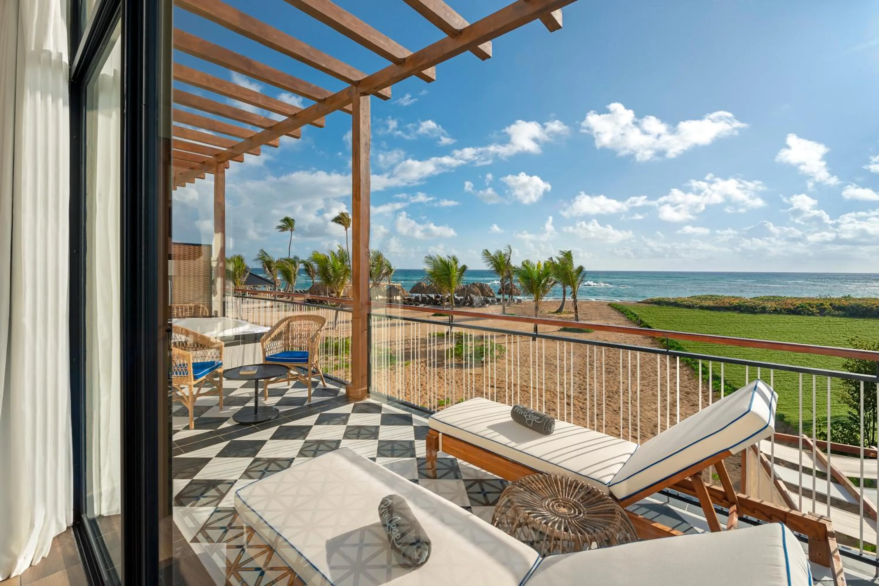 Balcony/Terrace in Ocean el Faro Resort - All Inclusive