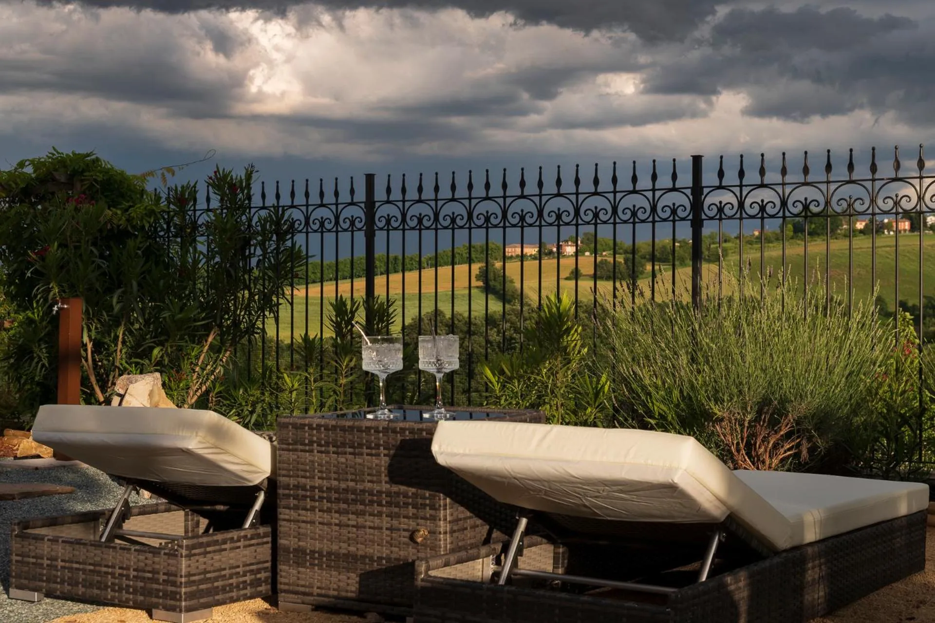 Balcony/Terrace in Locanda Sensi
