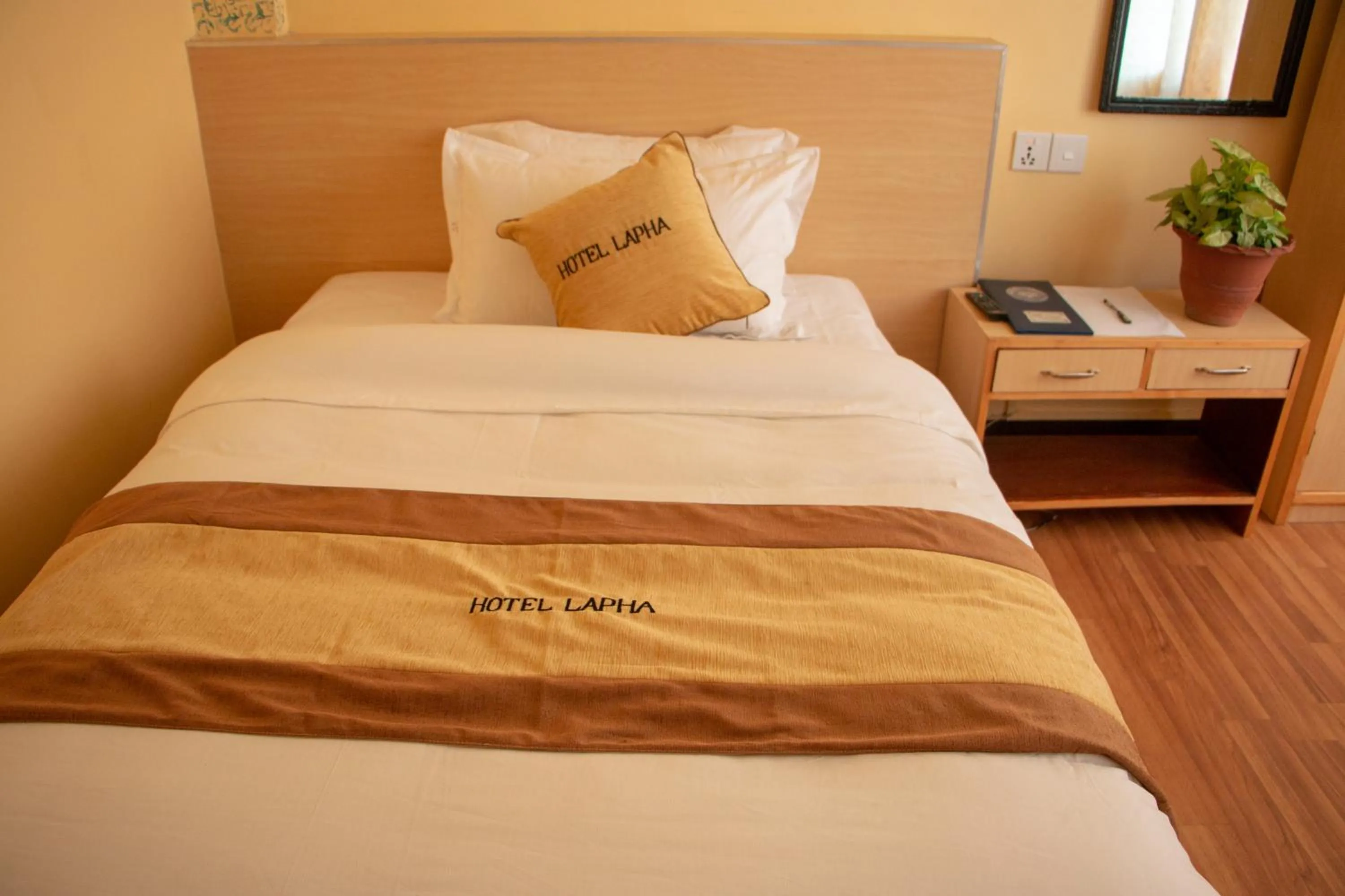 Bed in Hotel Lapha