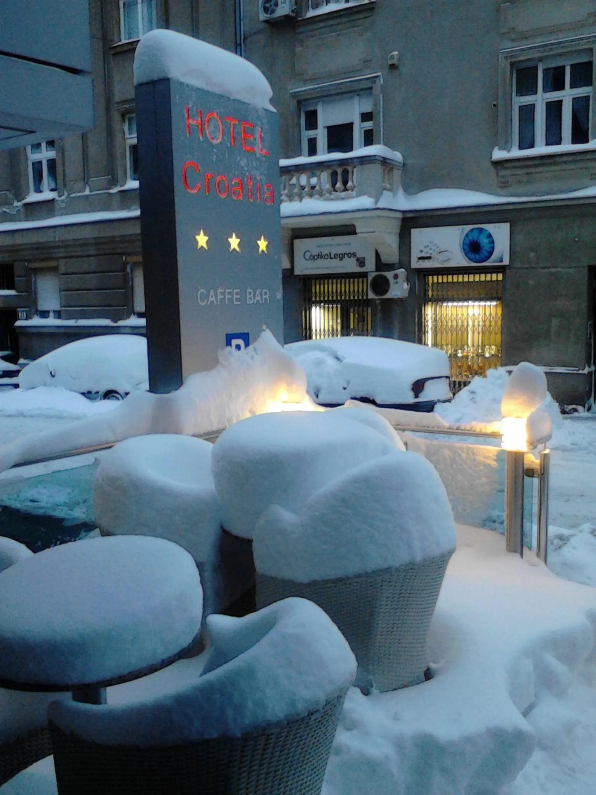 Winter in Hotel Croatia
