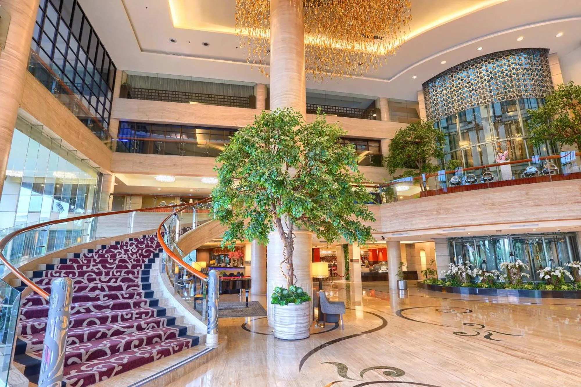 Lobby or reception in Wyndham Surabaya