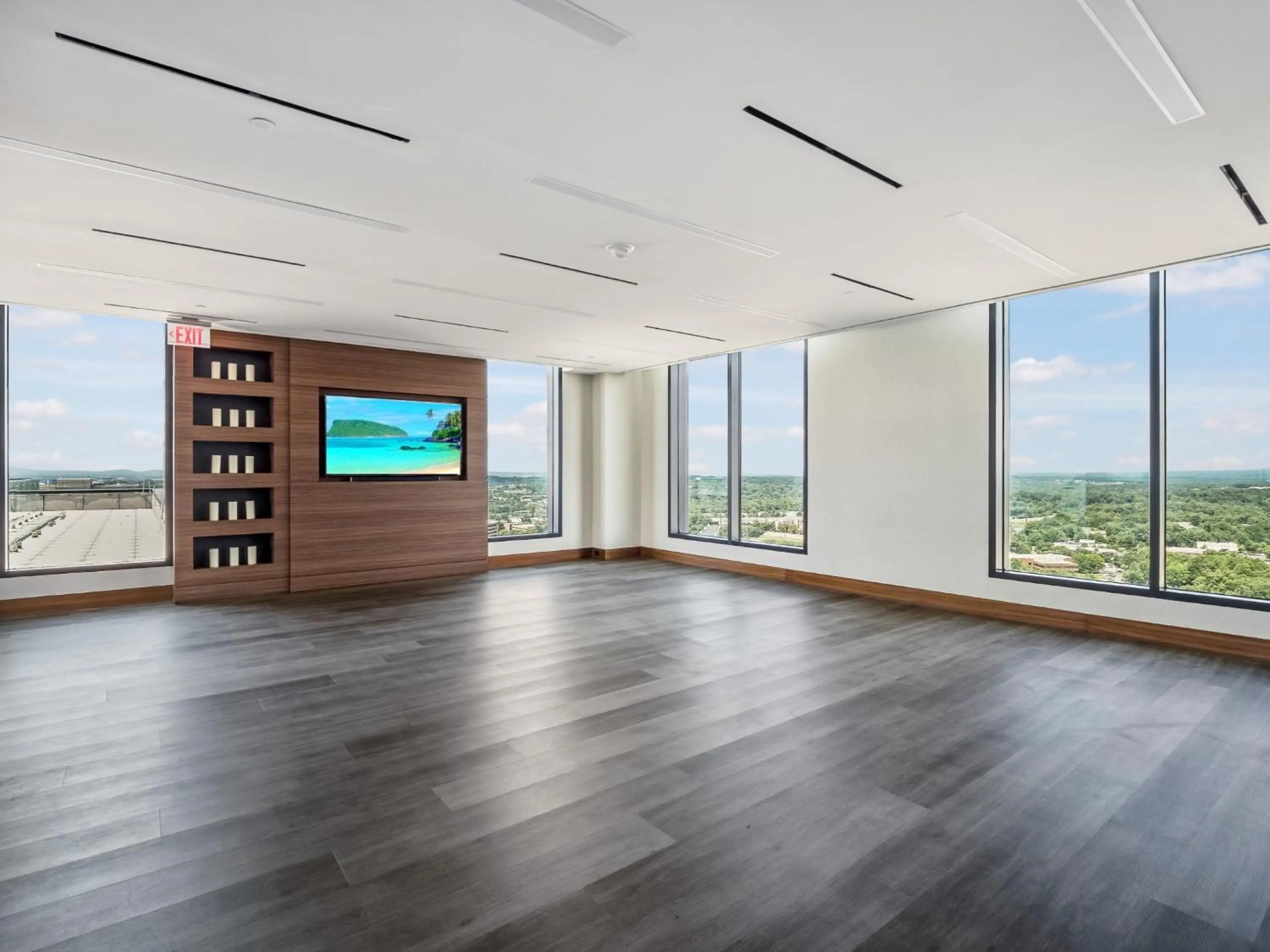 Property building in Global Luxury Suites at Reston Town Center