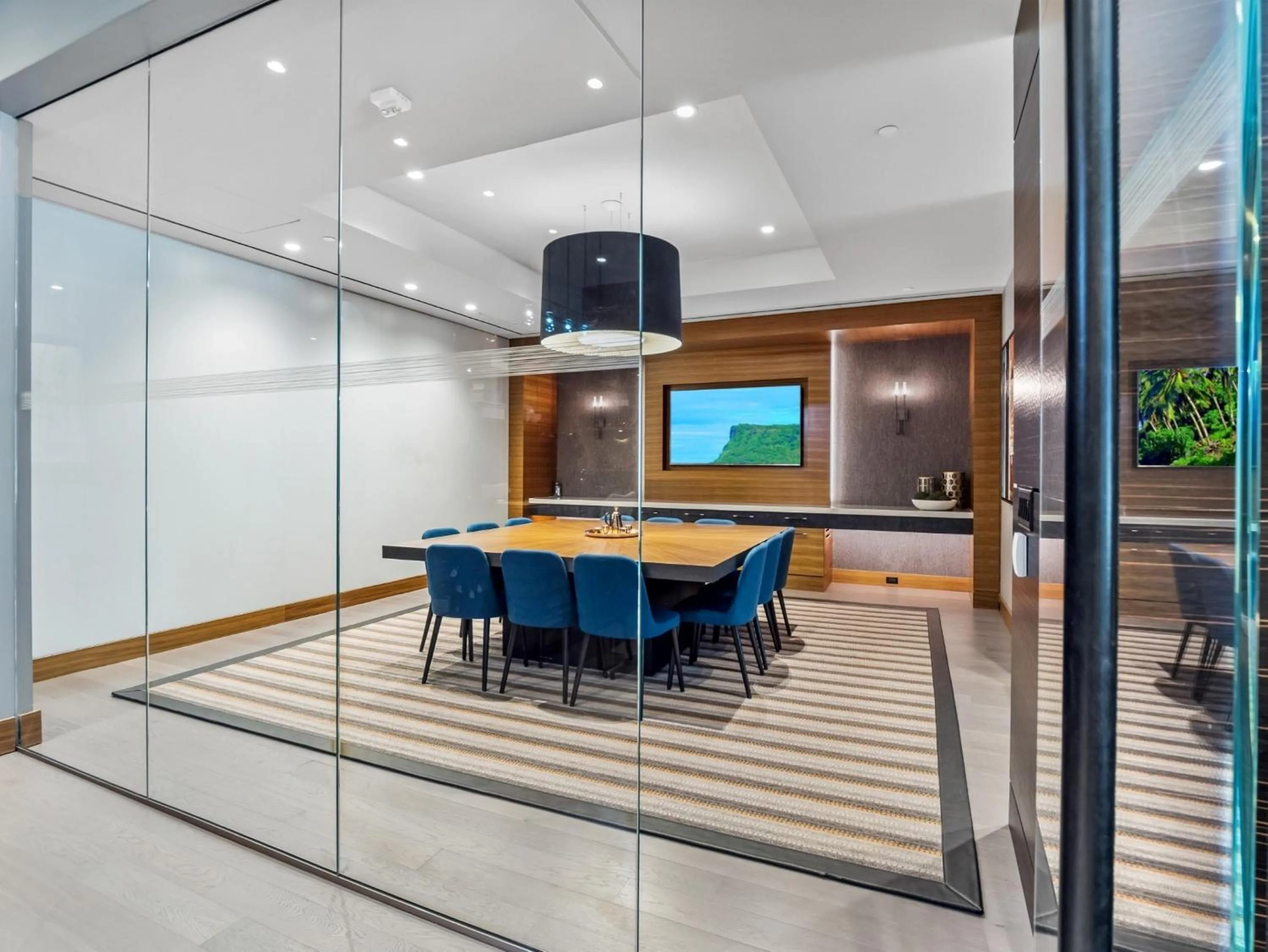 Property building in Global Luxury Suites at Reston Town Center