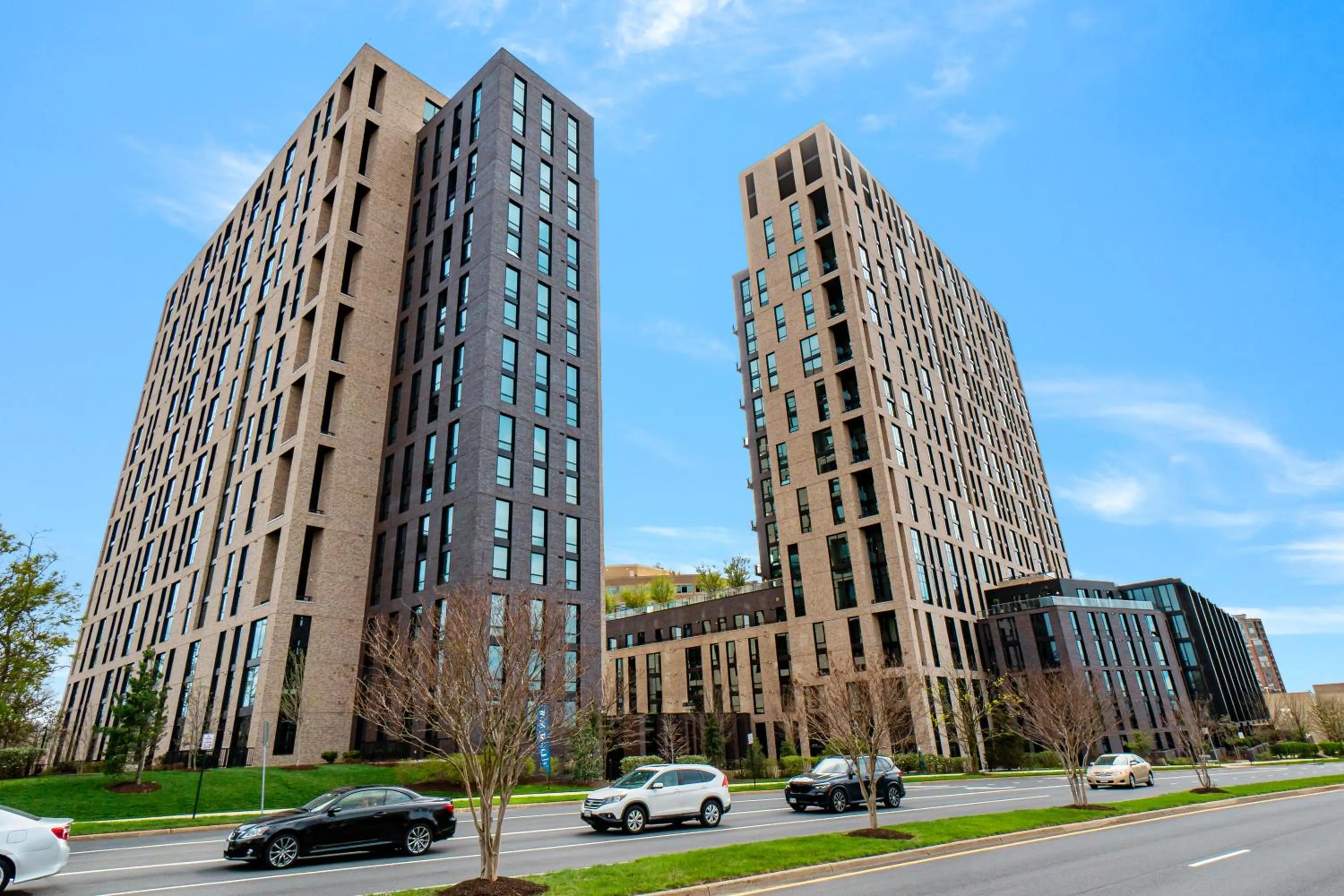 Property building in Global Luxury Suites at Reston Town Center