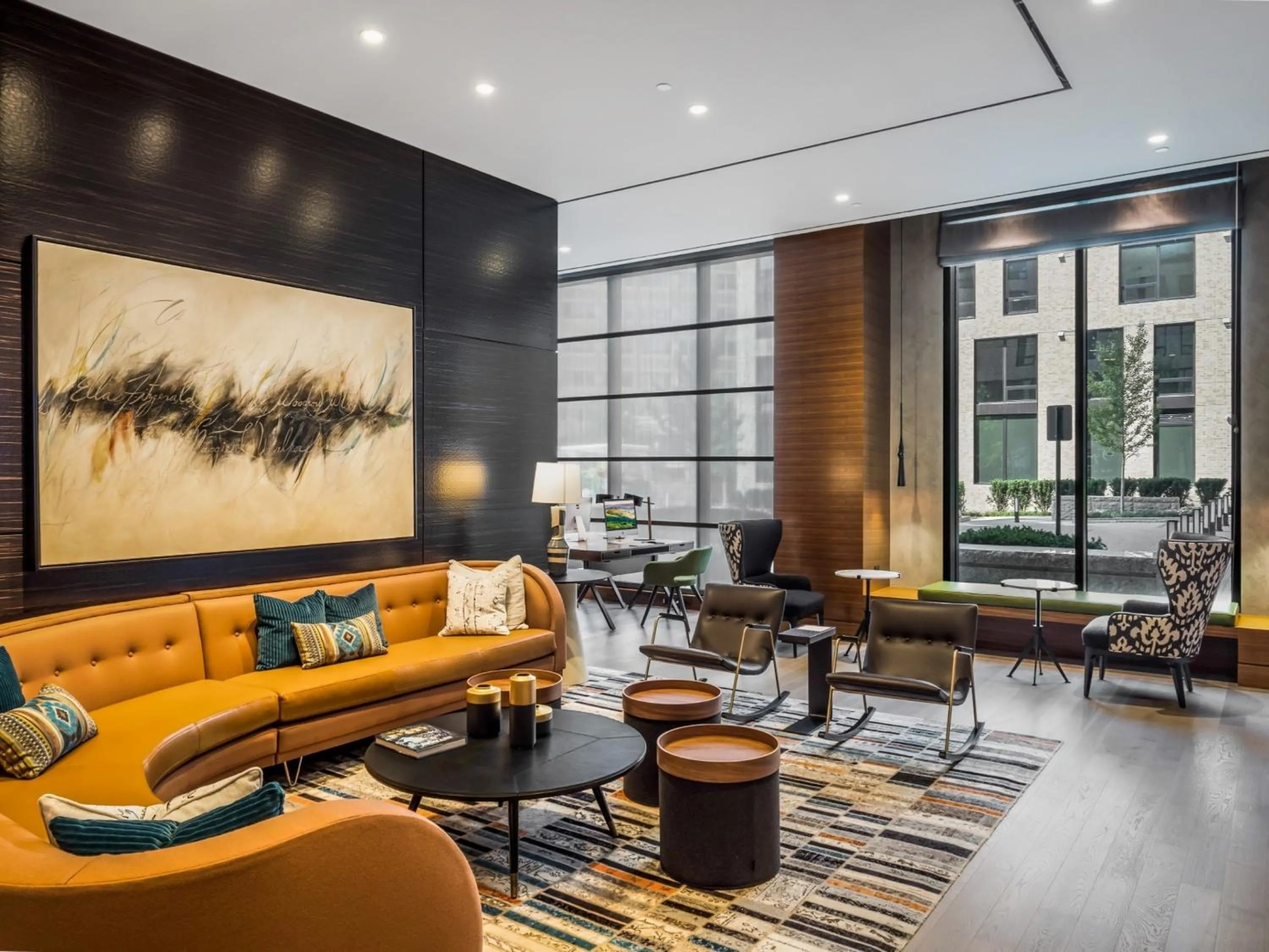 Lobby or reception in Global Luxury Suites at Reston Town Center
