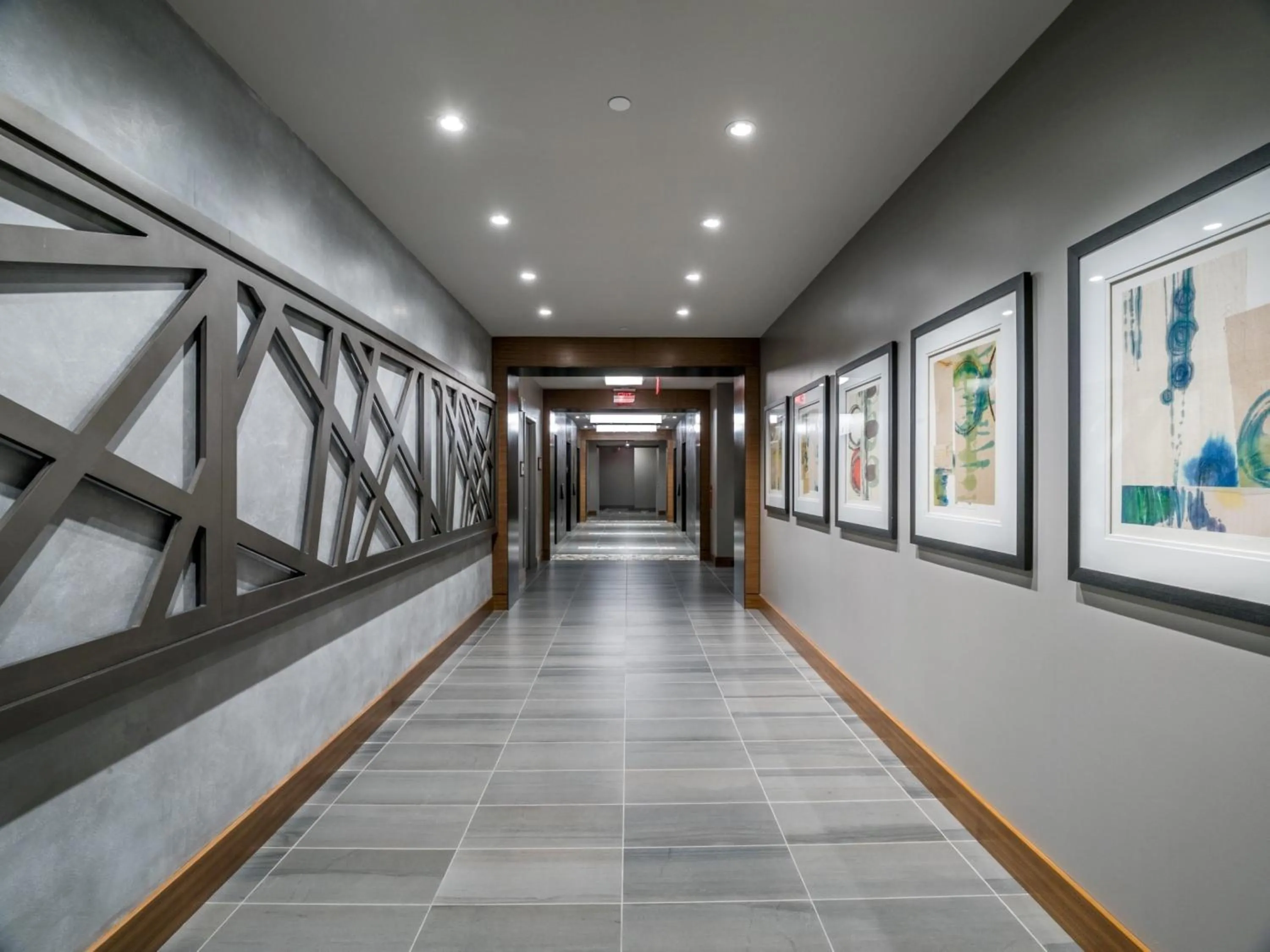 Property building in Global Luxury Suites at Reston Town Center