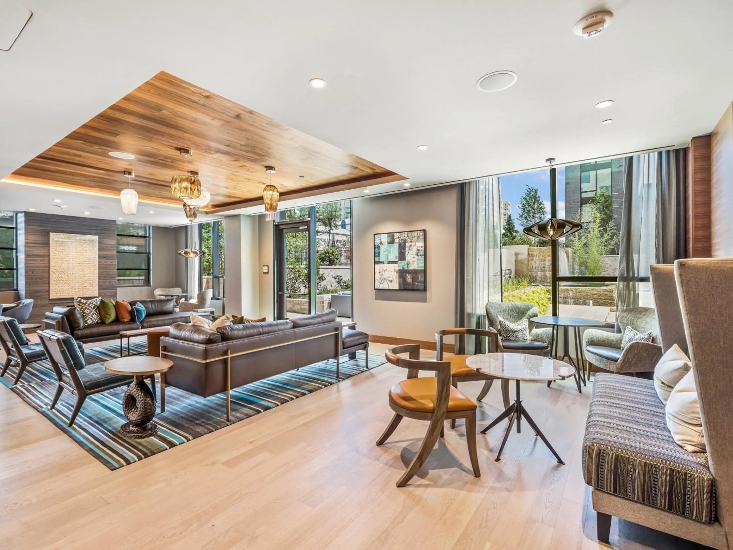 Property building in Global Luxury Suites at Reston Town Center