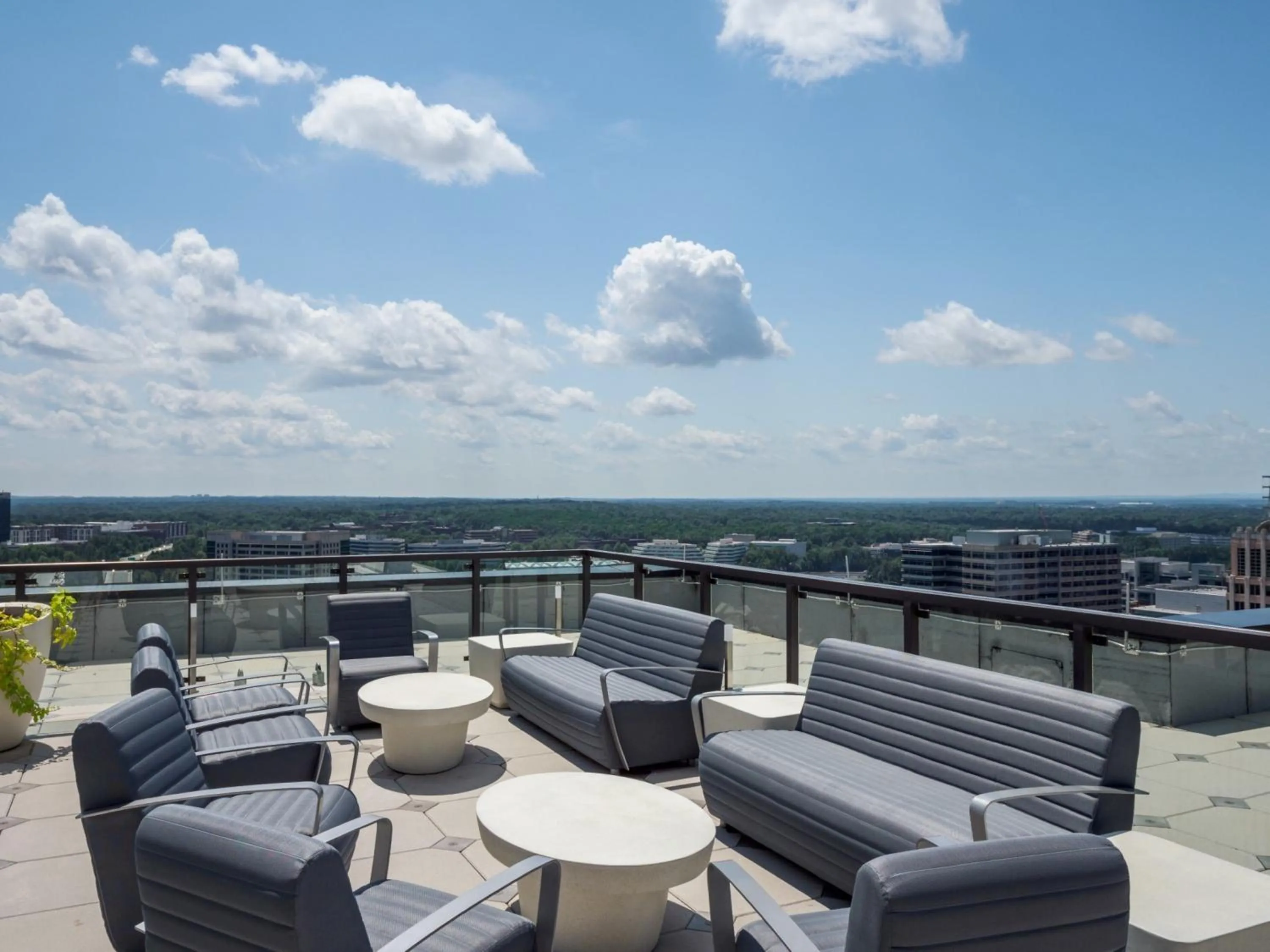 Property building in Global Luxury Suites at Reston Town Center