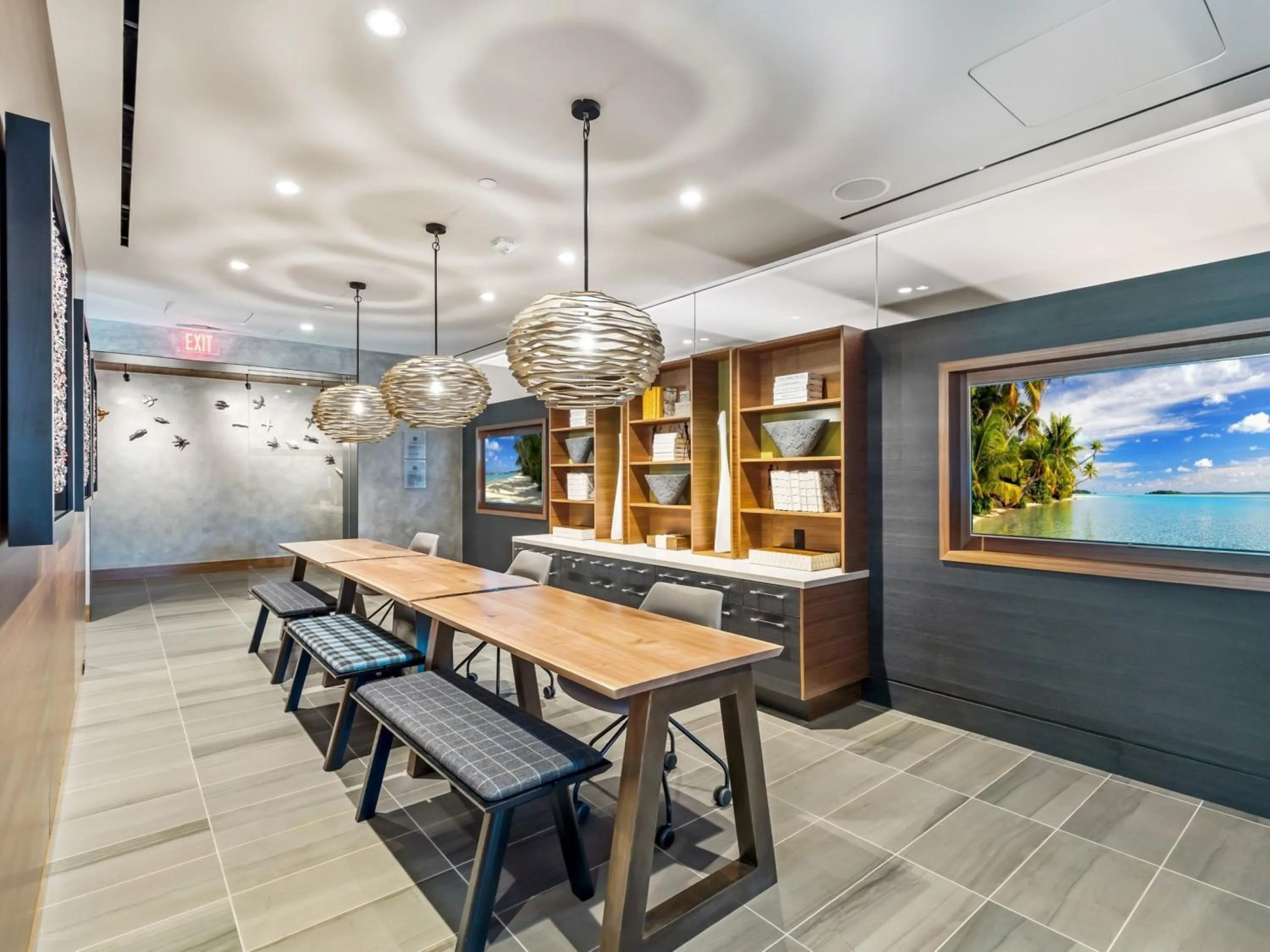 Property building in Global Luxury Suites at Reston Town Center