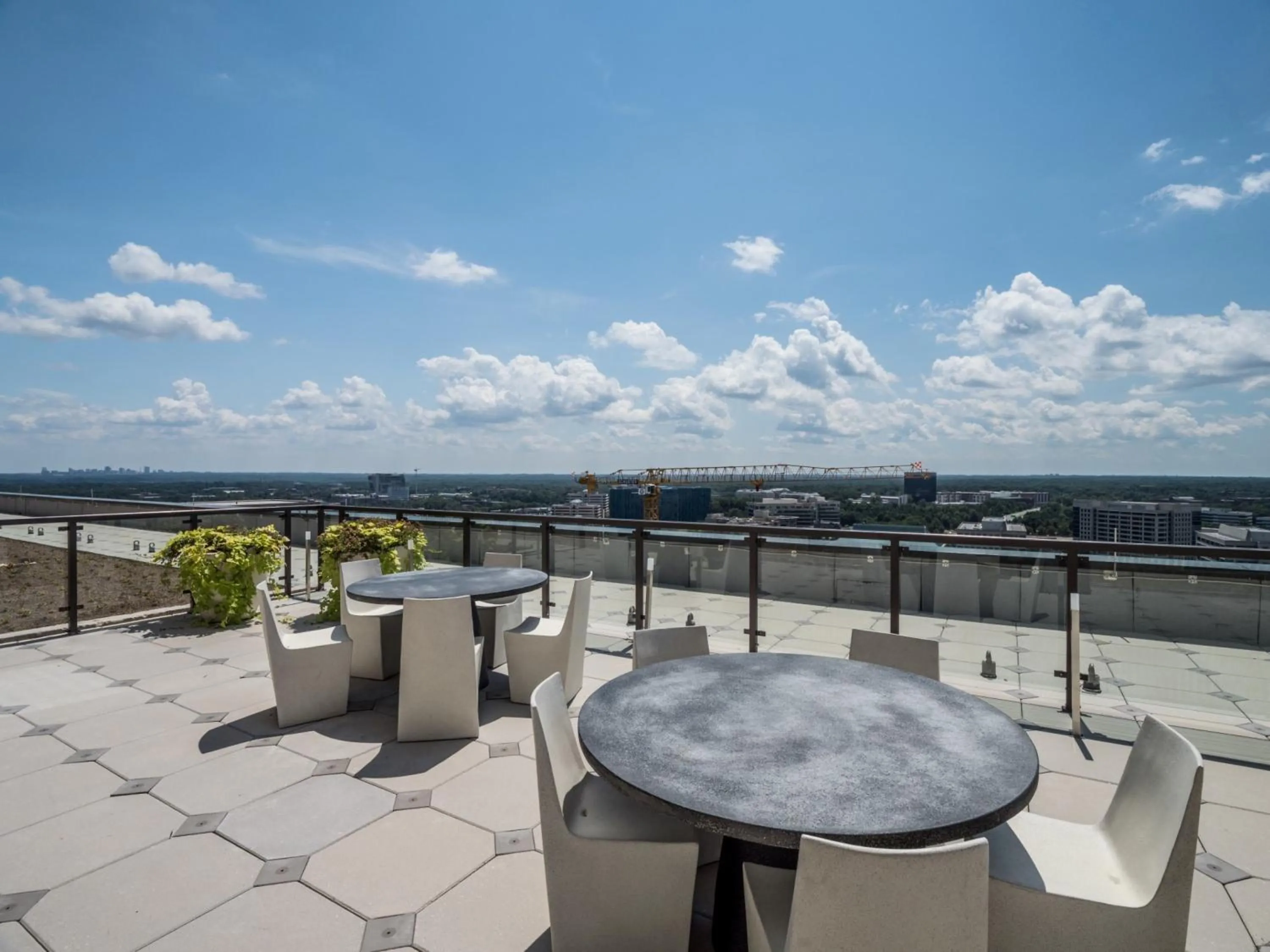 Property building in Global Luxury Suites at Reston Town Center