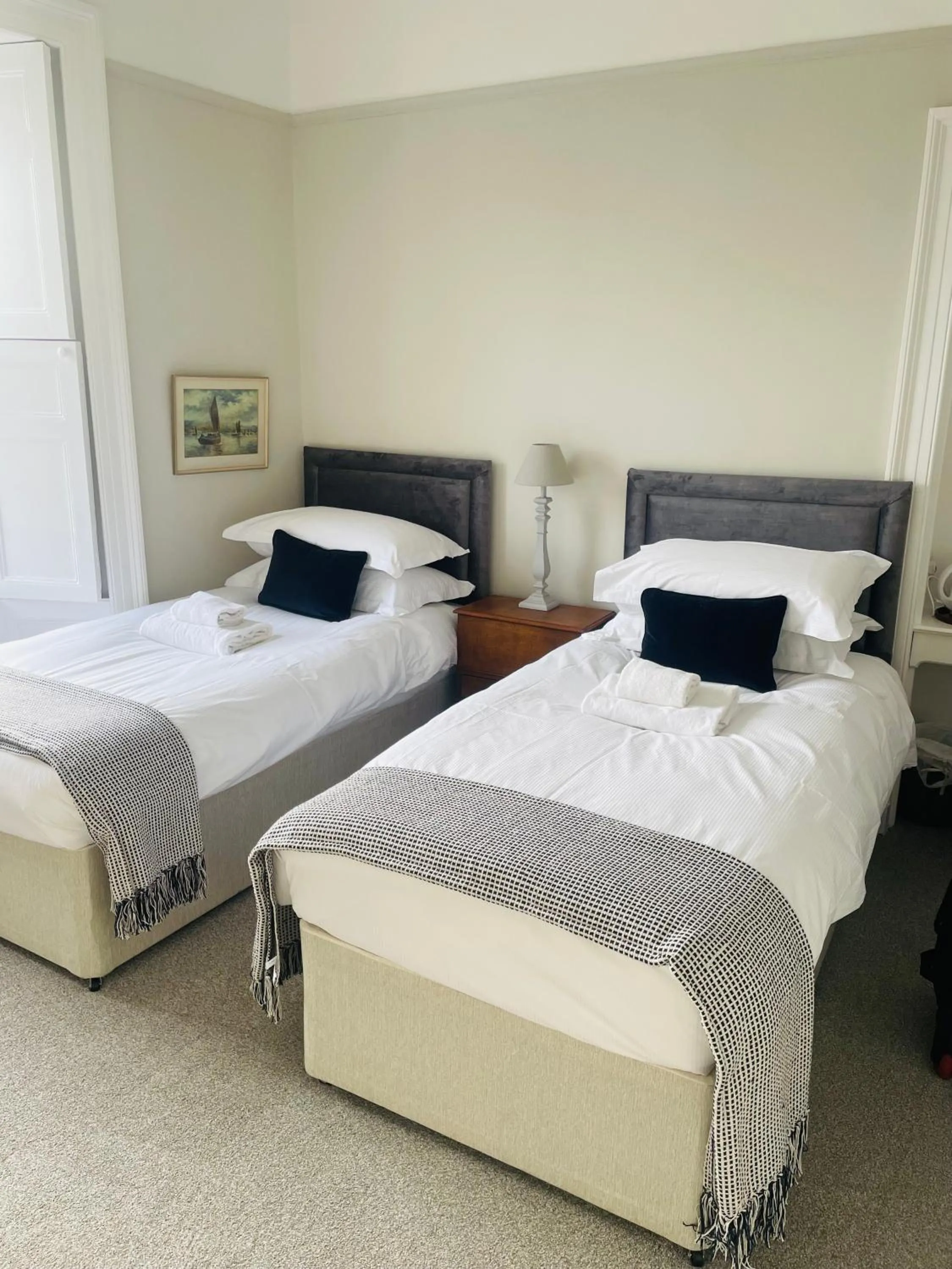 Bed in The Garret Hotel