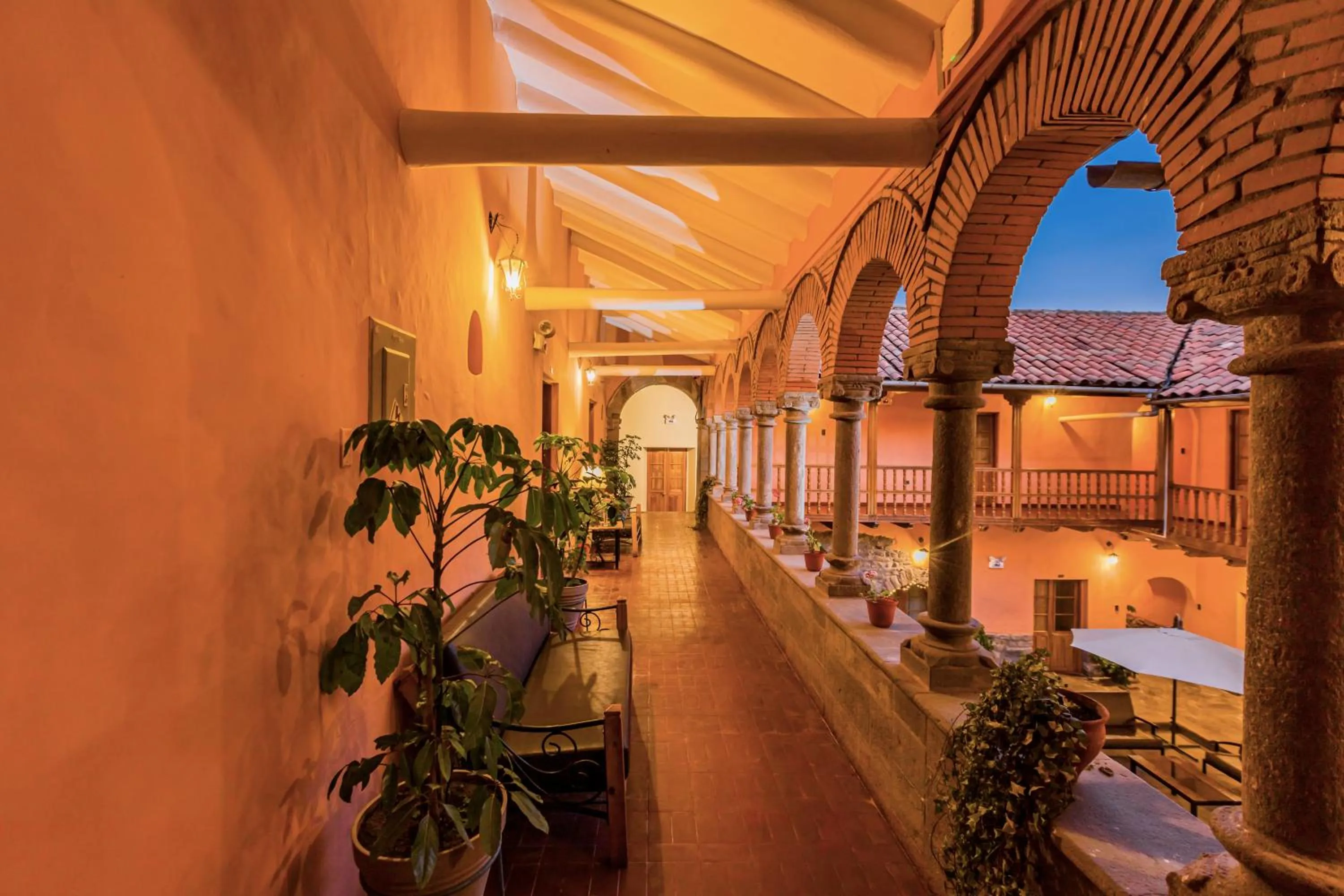 Superior Double Room with Two Double Beds in Hotel Hacienda Sonqori Centro Histórico