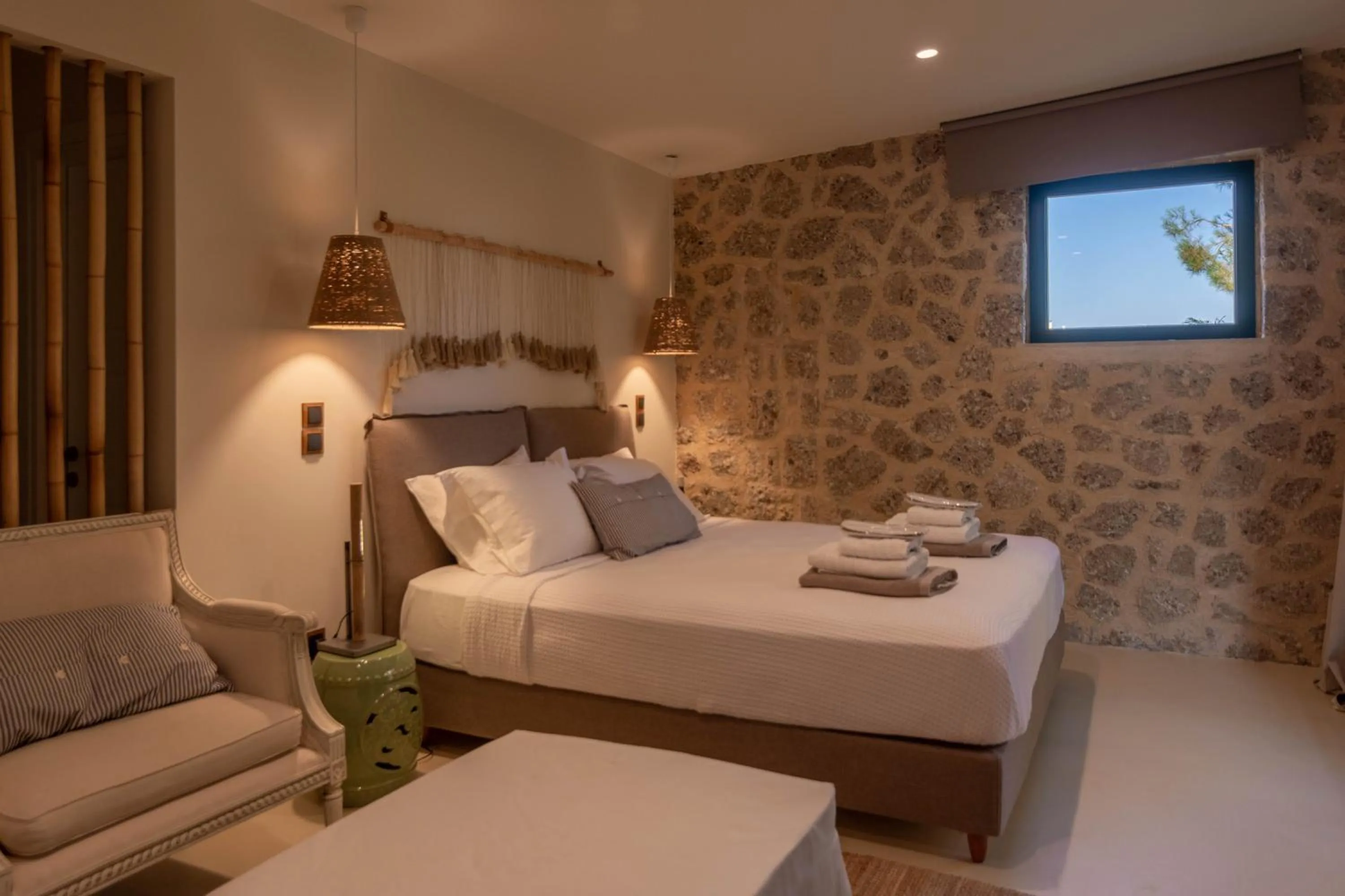 Bedroom, Bed in Therme Sea Luxury Lodge