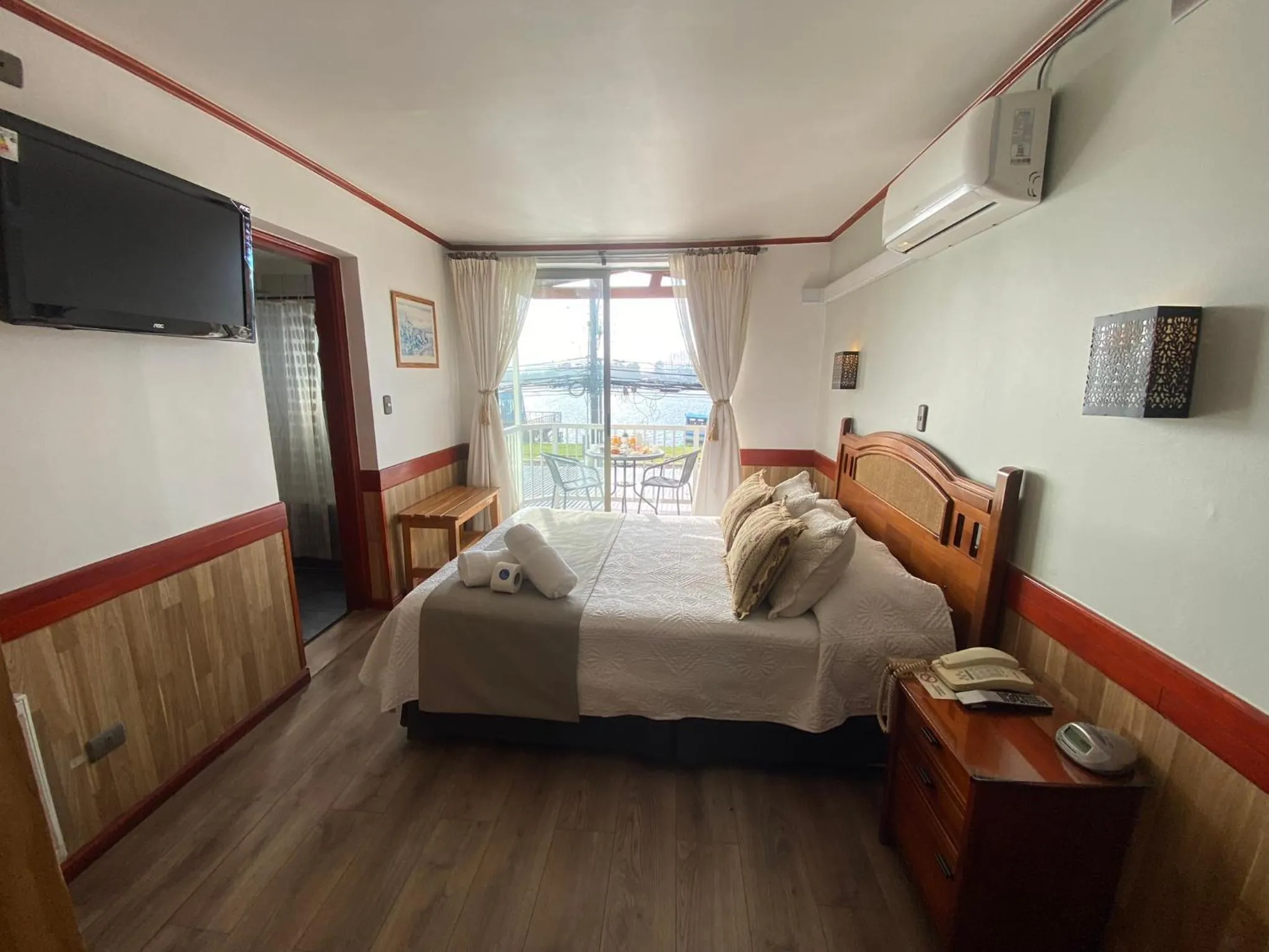 Bed in Hotel Encanto del Río