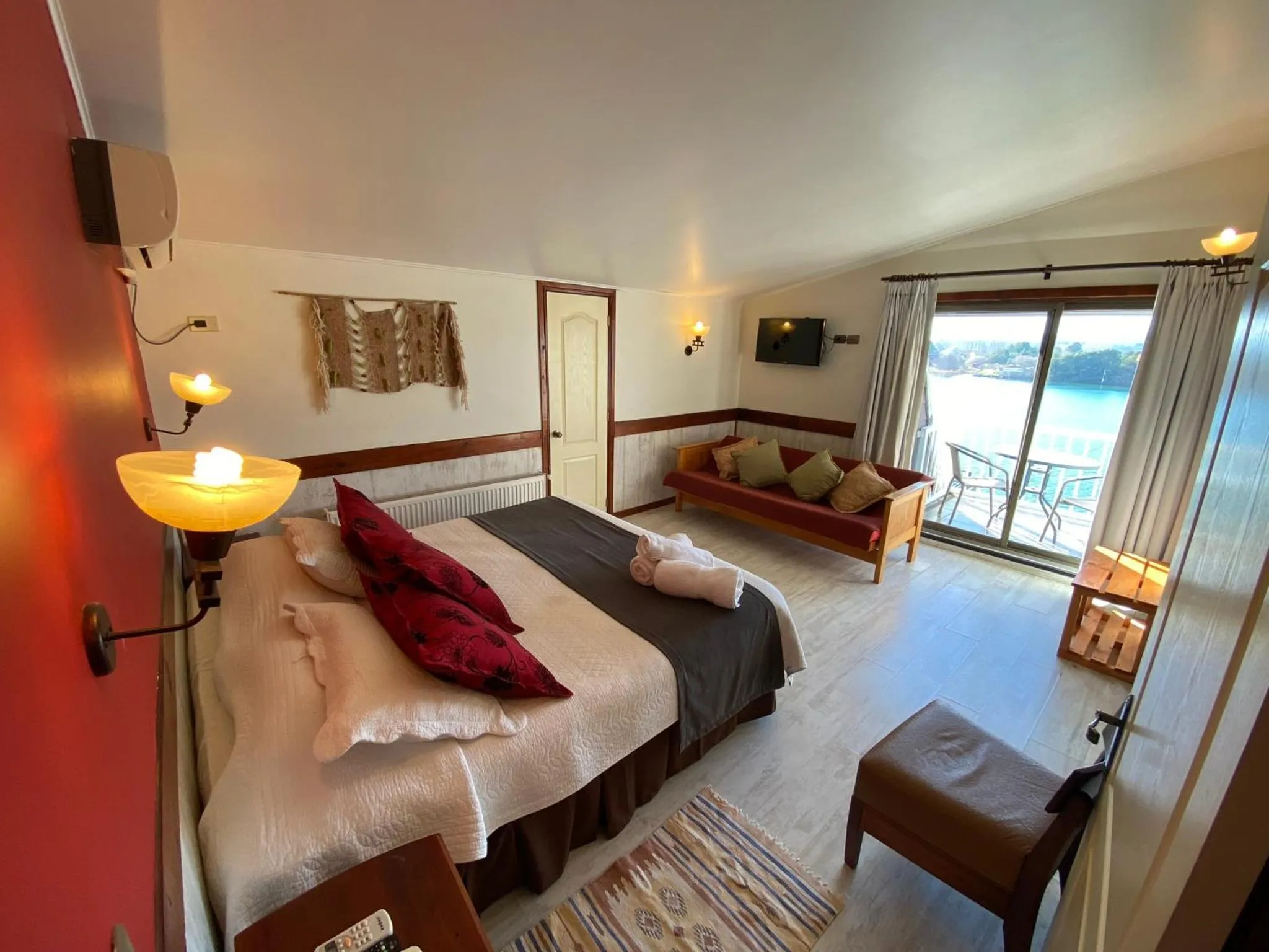 Bed in Hotel Encanto del Río