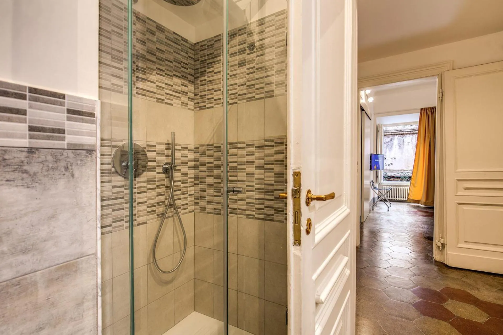Bathroom in Feronia Guest house