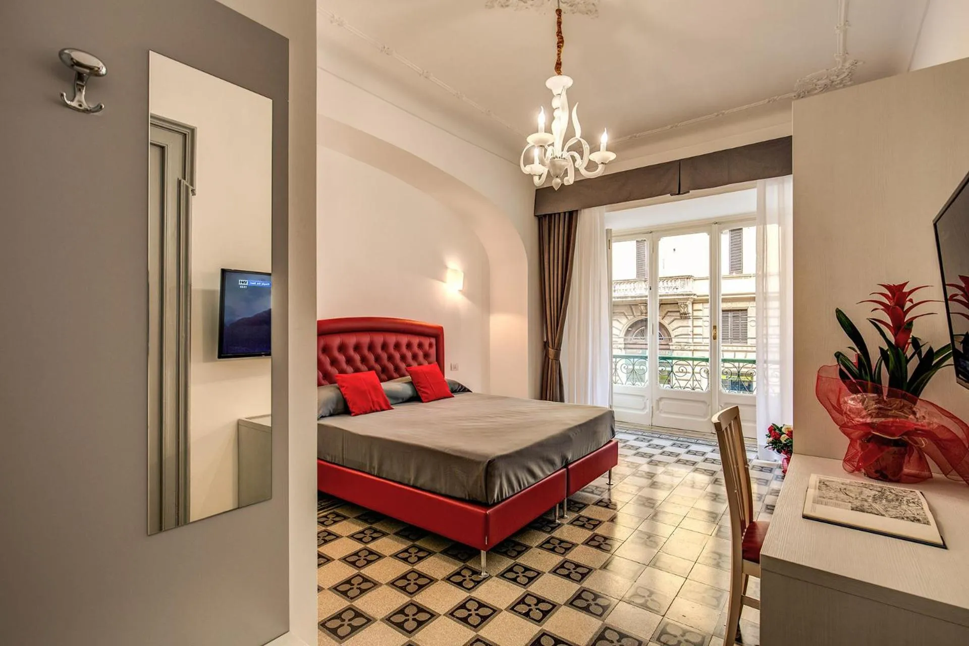 Bedroom, Bed in Feronia Guest house